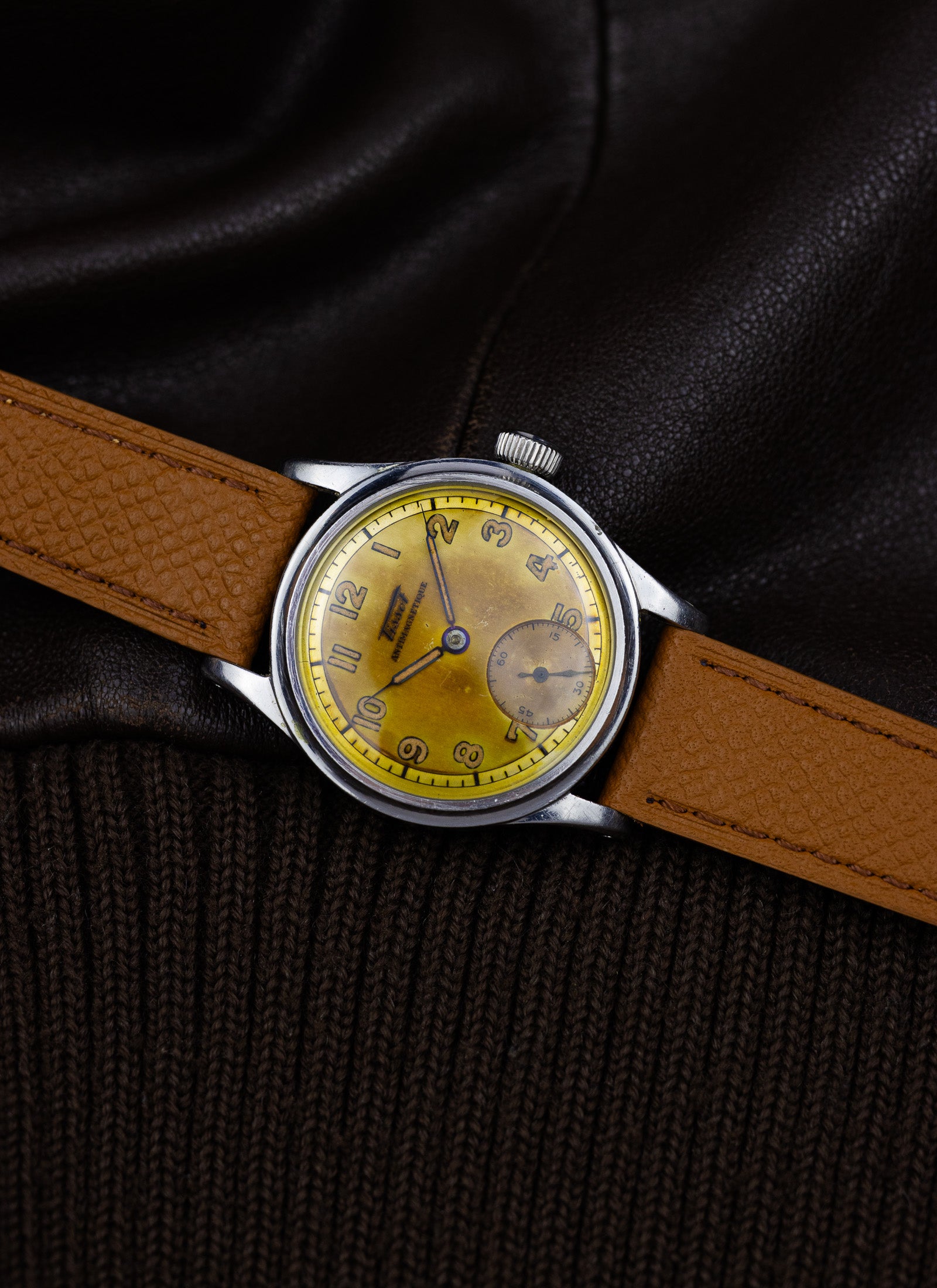 1940s Tissot Small Second Tropical Dial