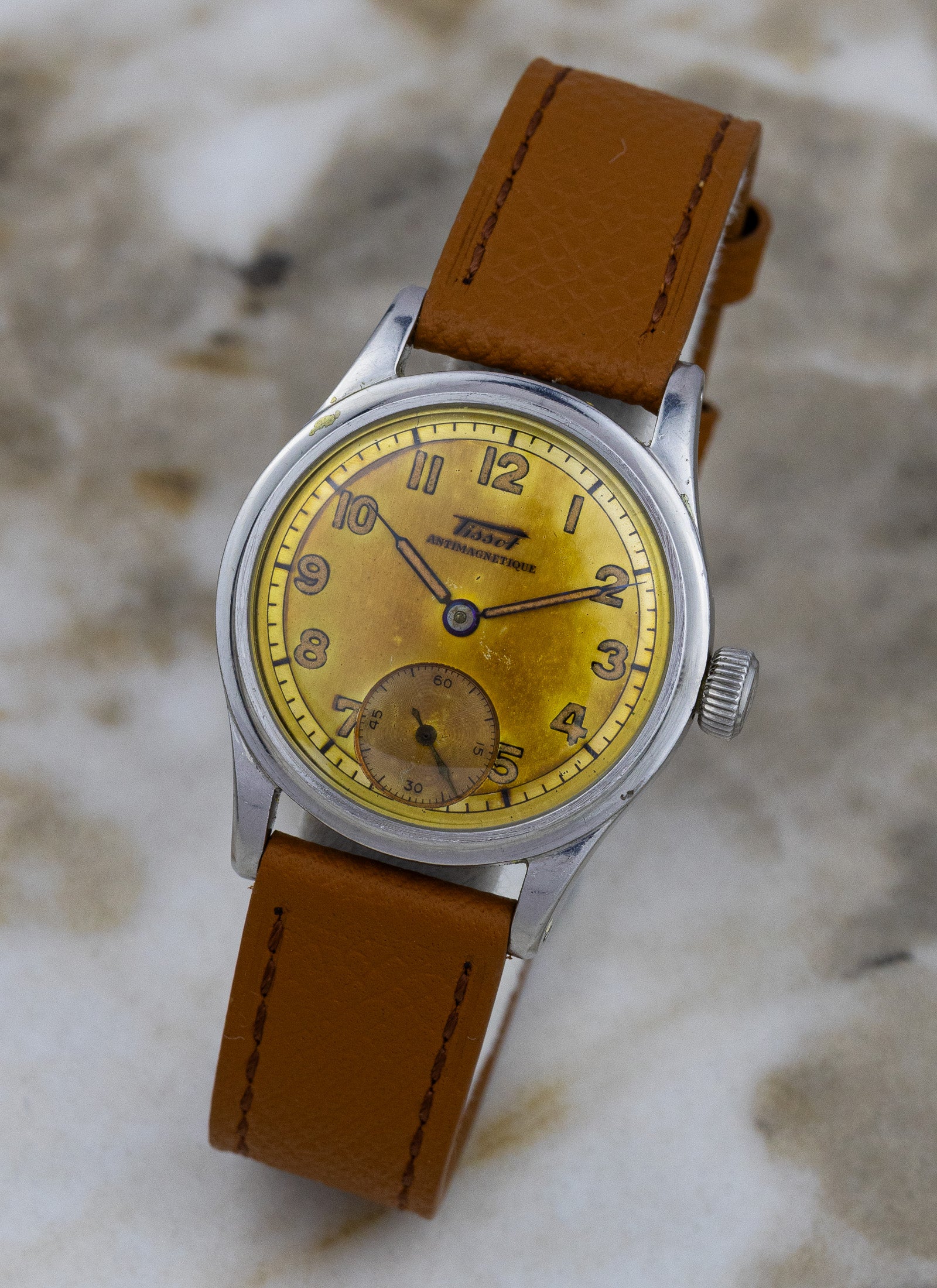 1940s Tissot Small Second Tropical Dial