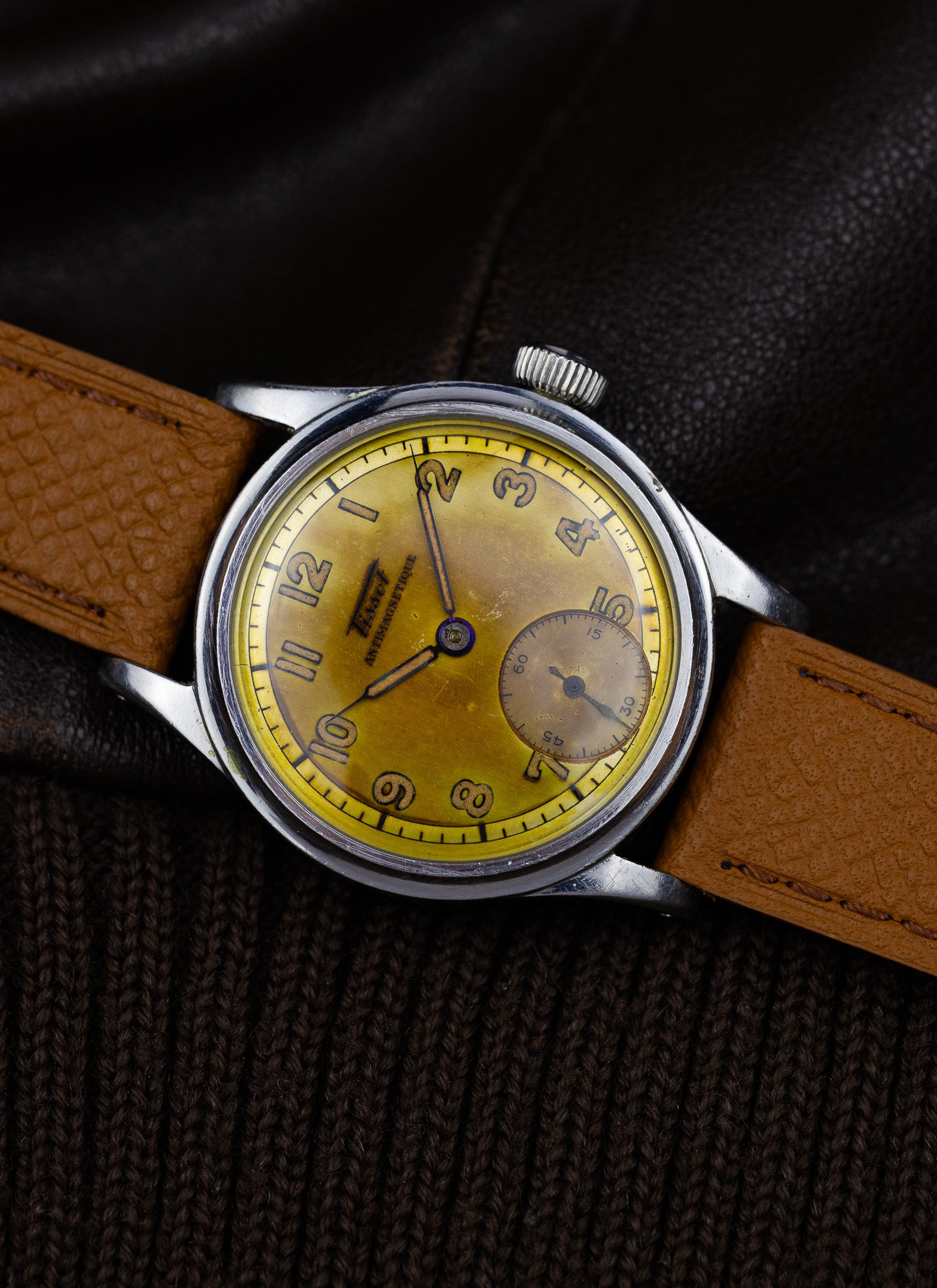 1940s Tissot Small Second Tropical Dial