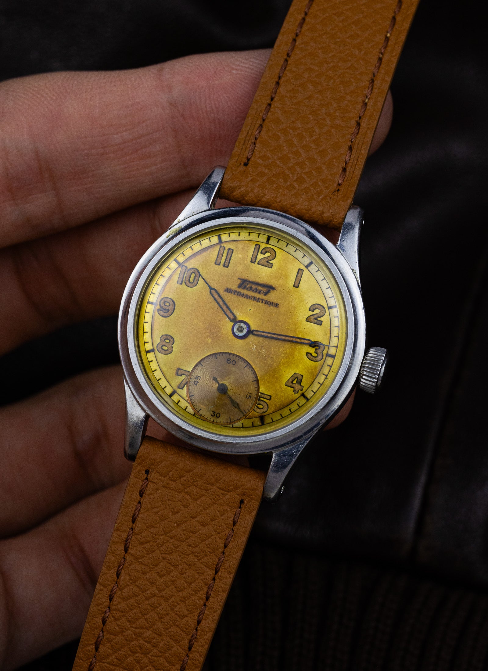 1940s Tissot Small Second Tropical Dial