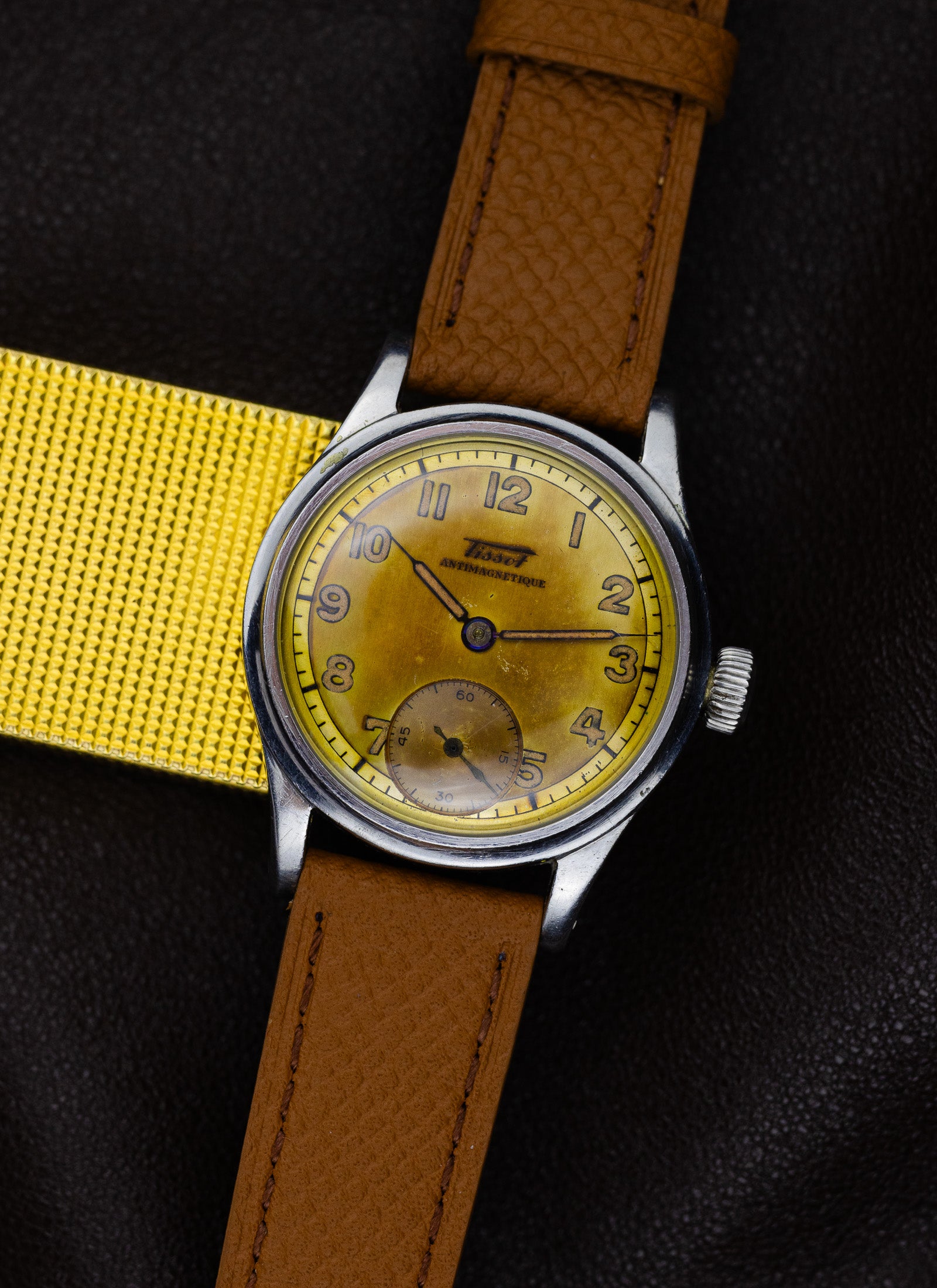 1940s Tissot Small Second Tropical Dial