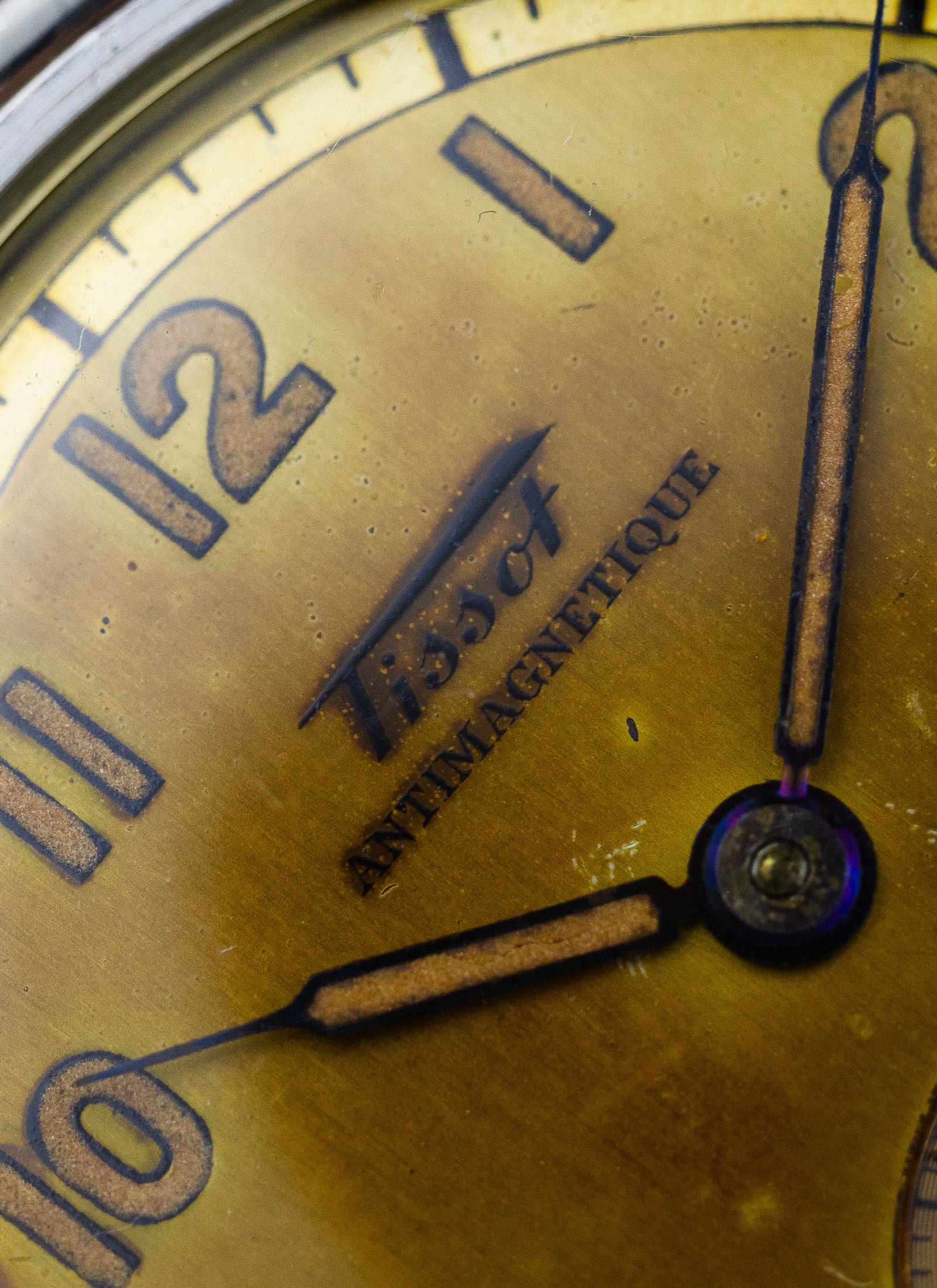 1940s Tissot Small Second Tropical Dial