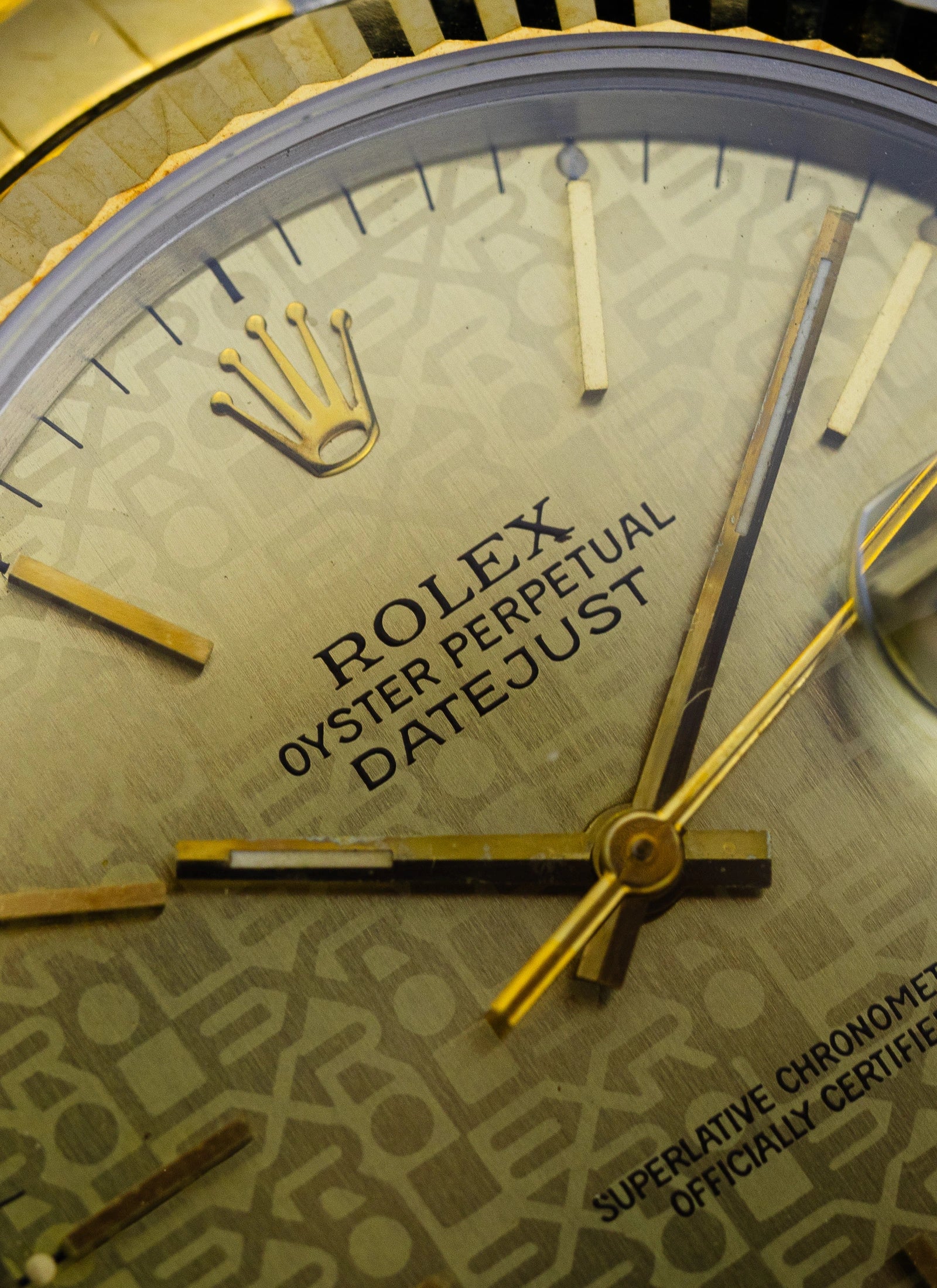1990 Rolex Datejust Anniversary Dial 16233 Box