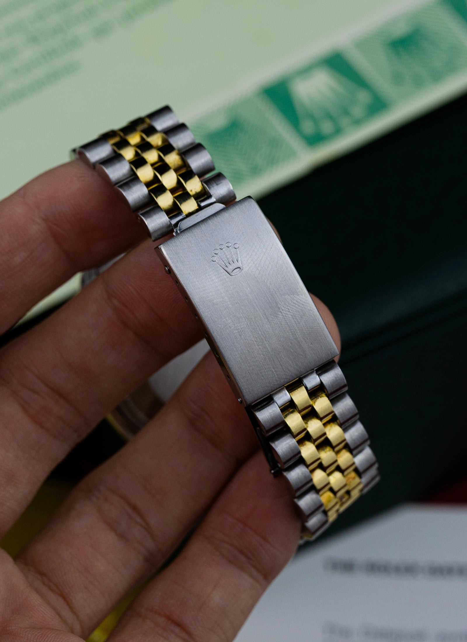 1980 Rolex Datejust Tapestry Dial 16013 Full Set