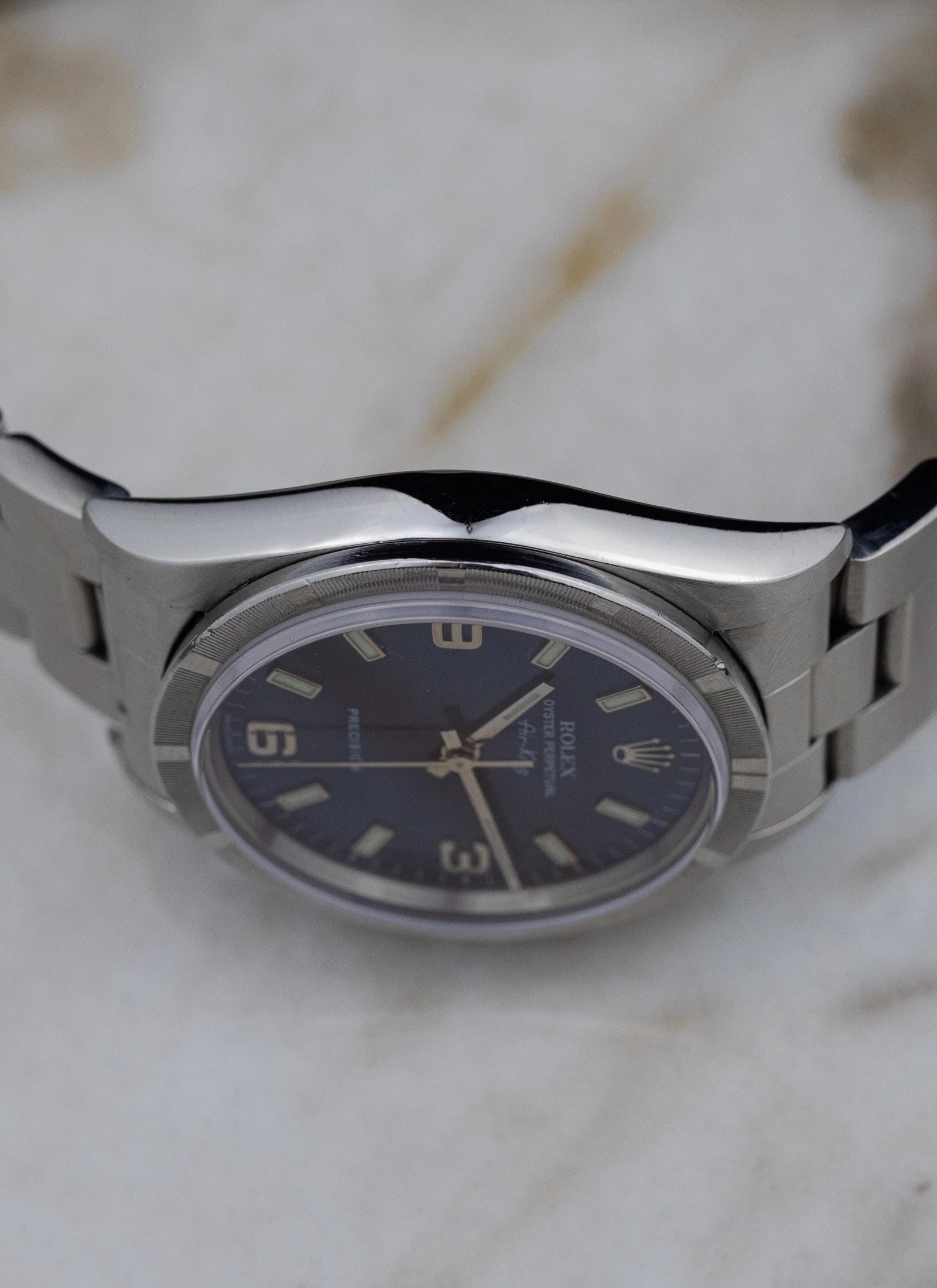 1995 Rolex Air King ref. 14010 Navy Explorer Dial