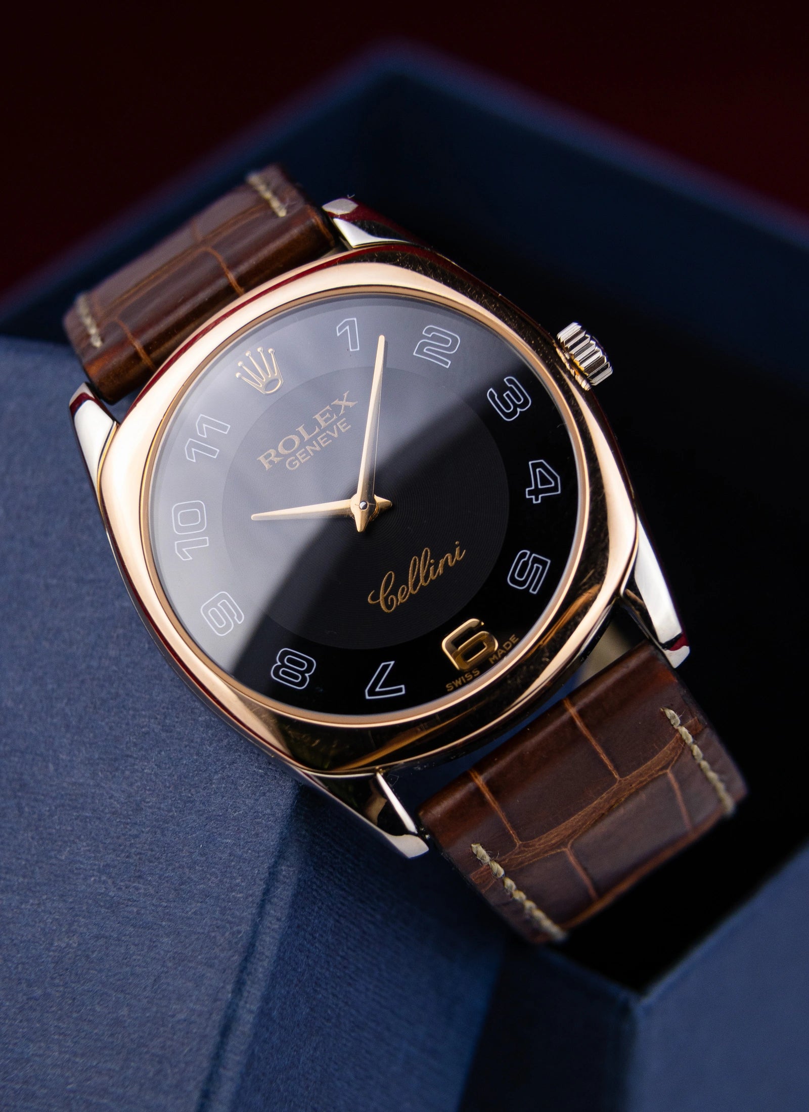 1999 18K white/rose Rolex Cellini 4233