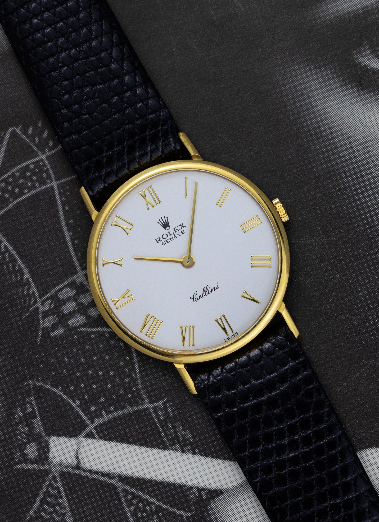 1990 18K Rolex Cellini Roman Dial 5112