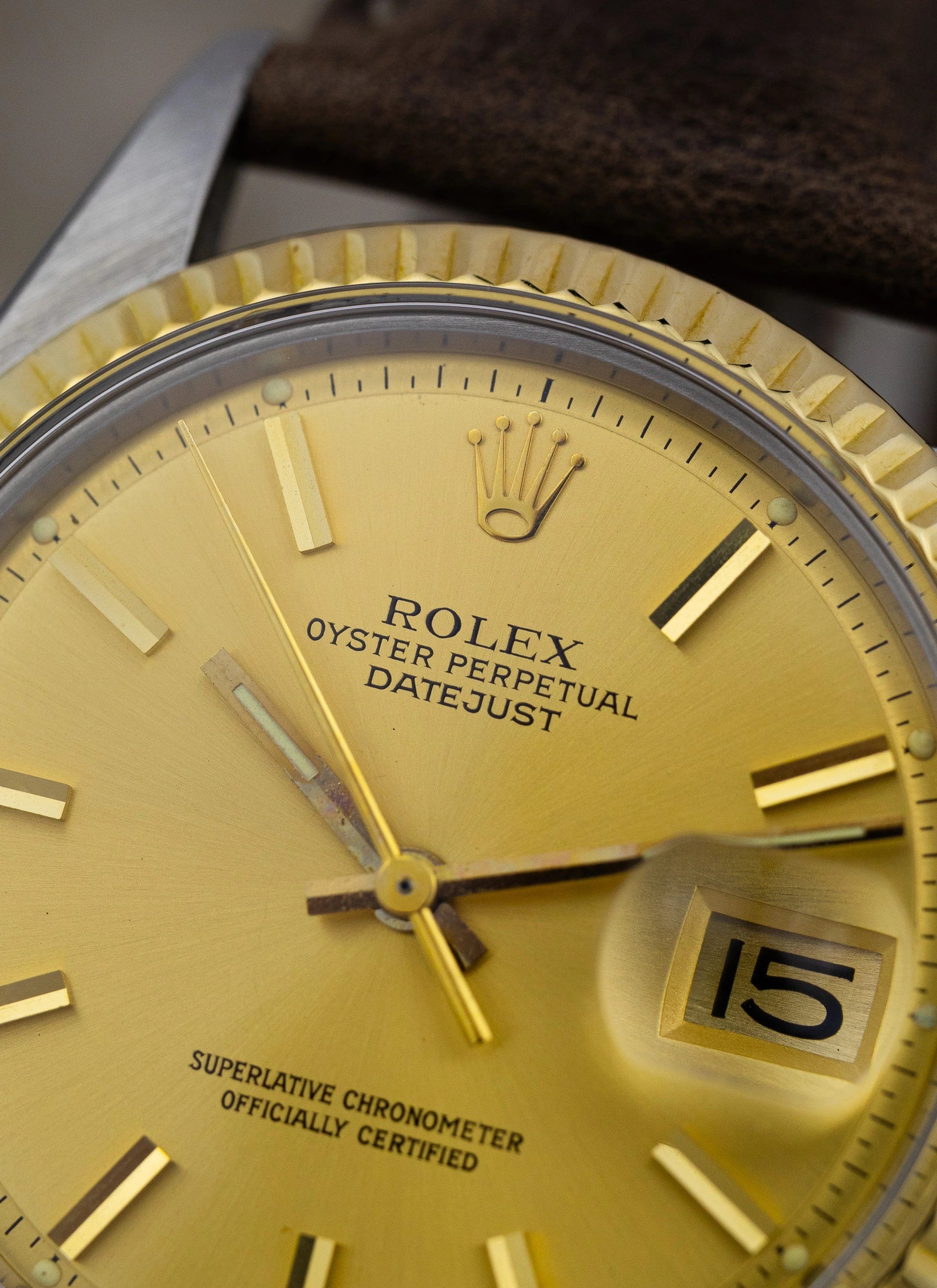1976 Rolex Datejust 1601 Bicolor Champagne