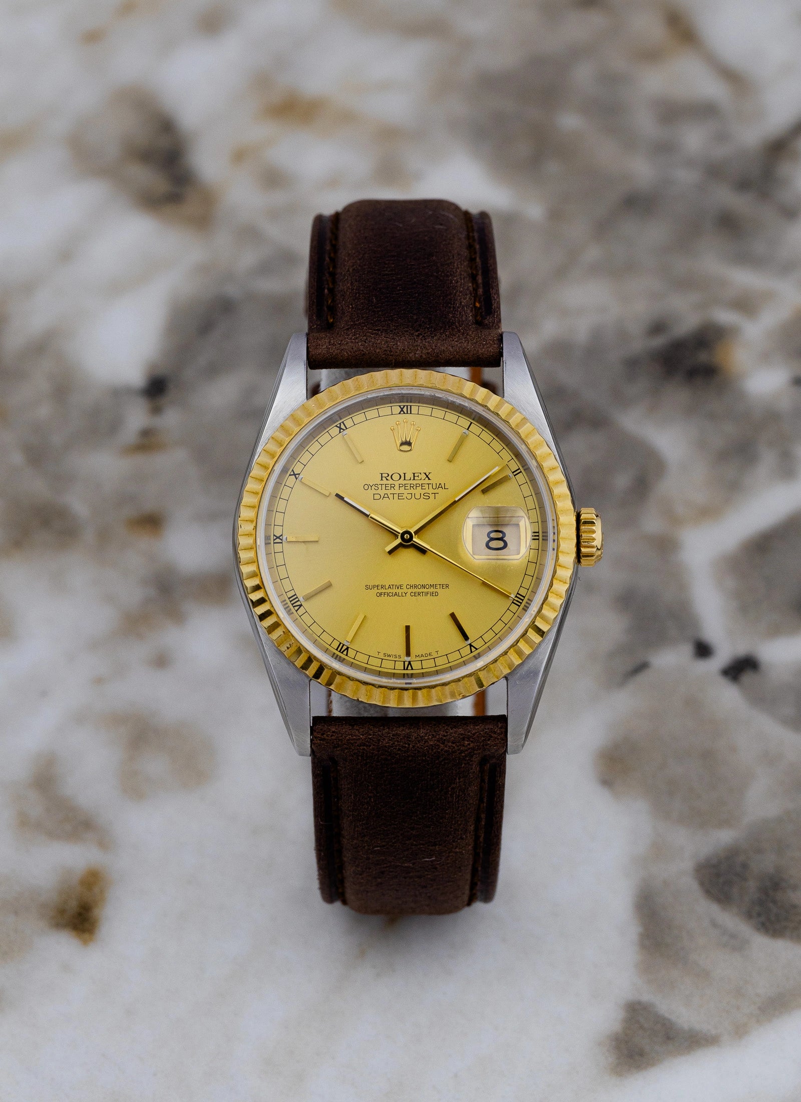1995 Rolex Datejust Ref 16233 Champagne Dial