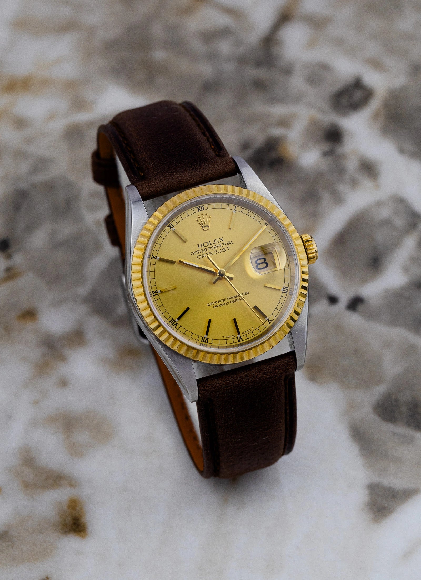 1995 Rolex Datejust Ref 16233 Champagne Dial
