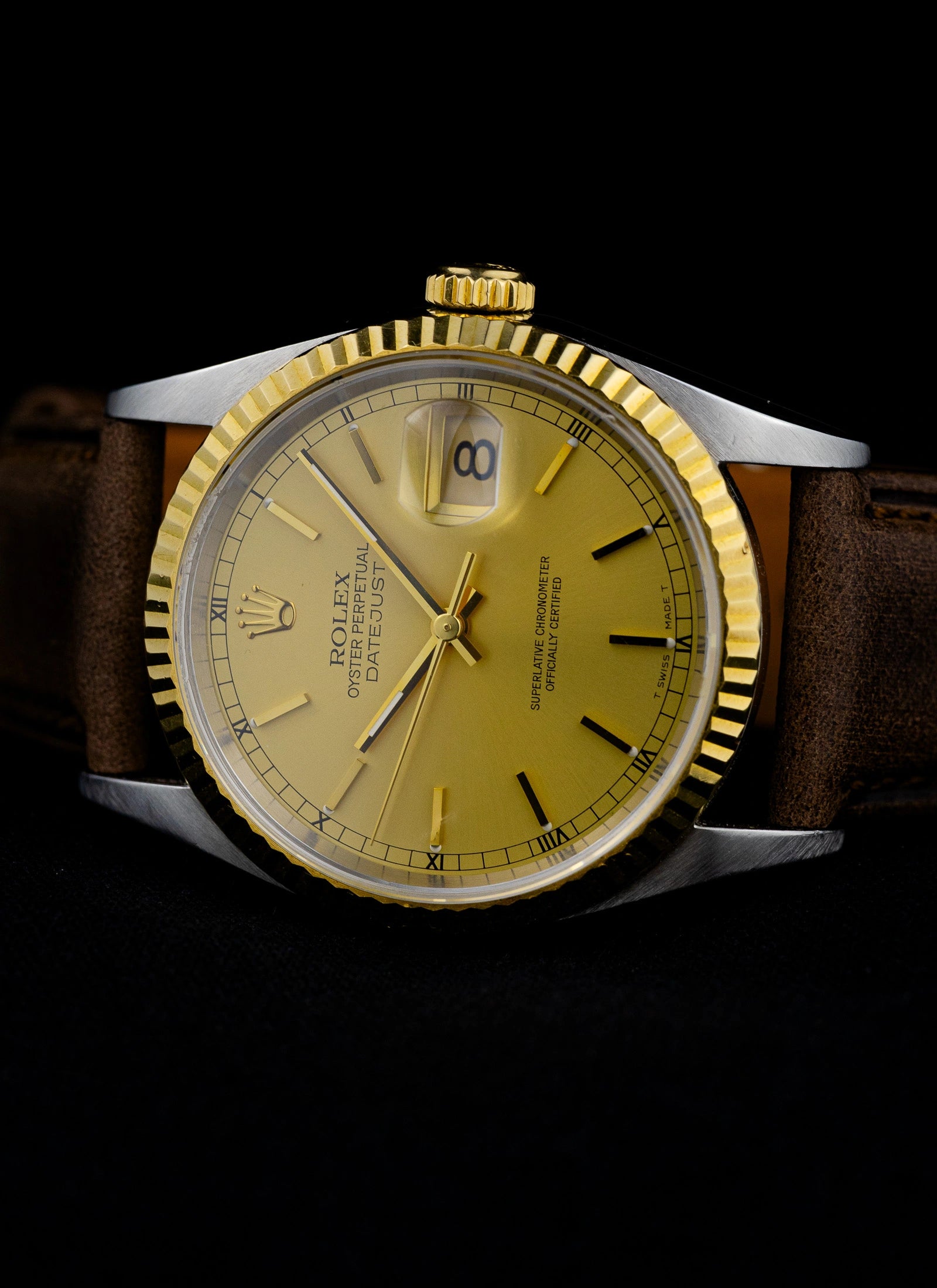 1995 Rolex Datejust Ref 16233 Champagne Dial