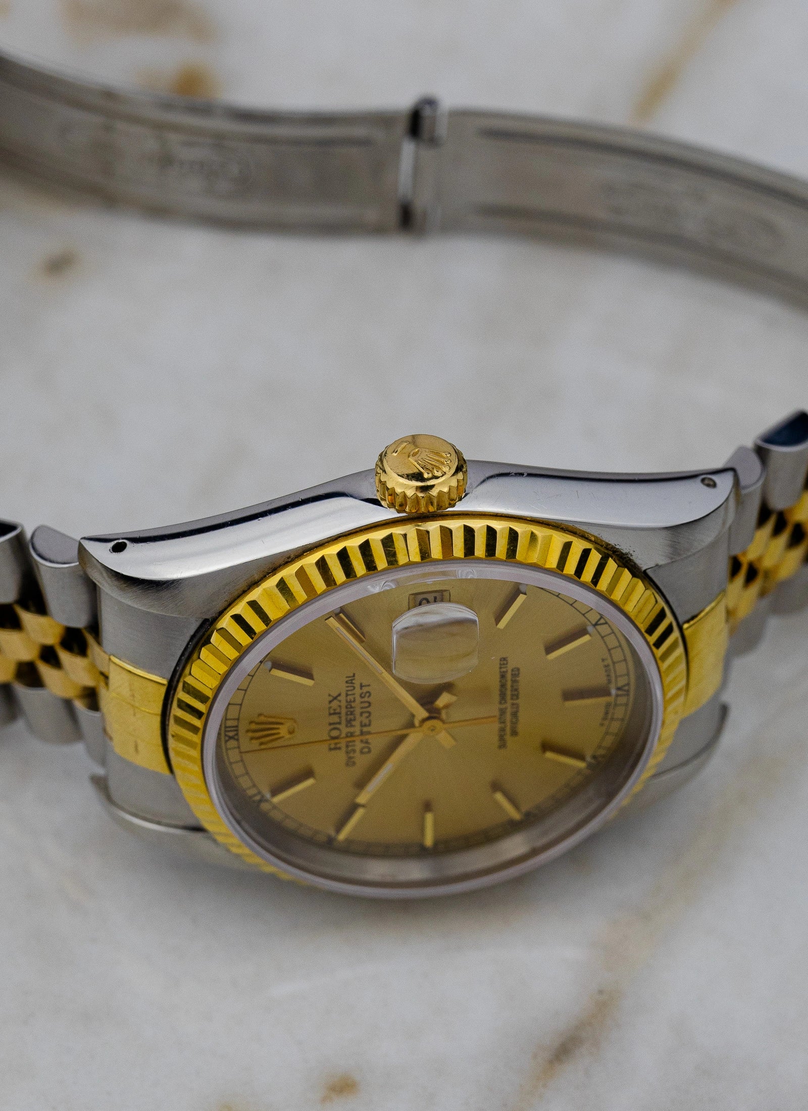 1991 Rolex Datejust 36 Champange Dial Ref. 16233