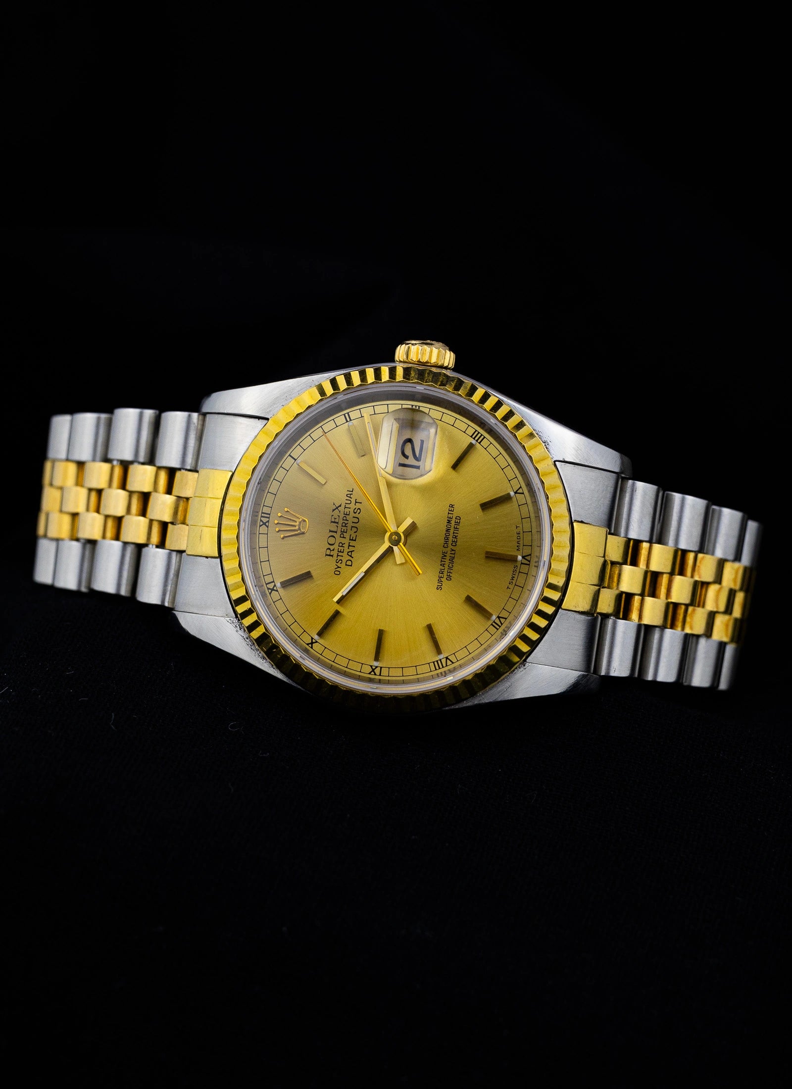 1991 Rolex Datejust 36 Champange Dial Ref. 16233