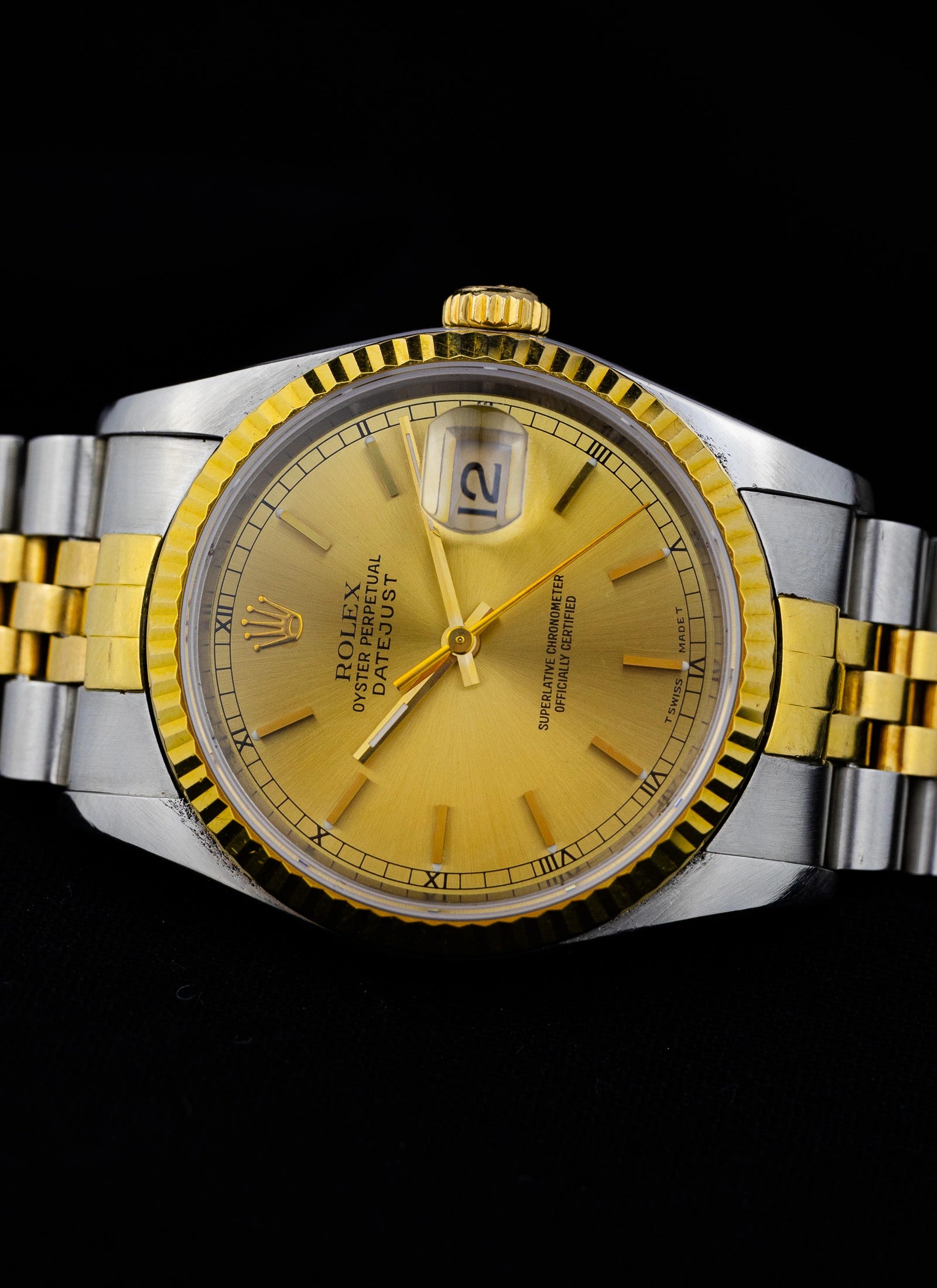 1991 Rolex Datejust 36 Champange Dial Ref. 16233
