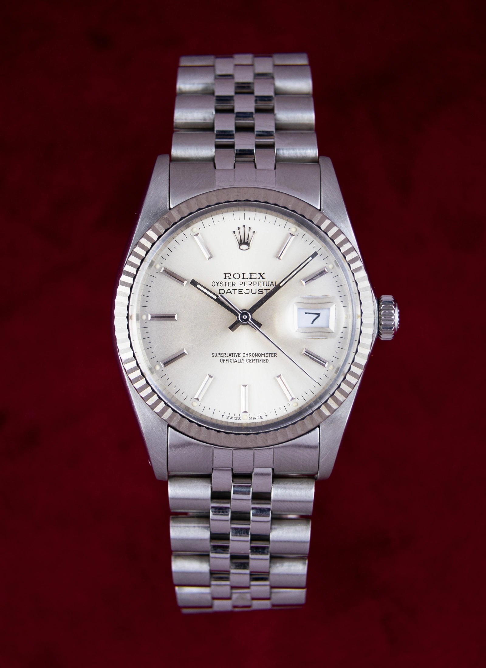 Pre-Order 1980s Rolex Datejust 16014 Silver