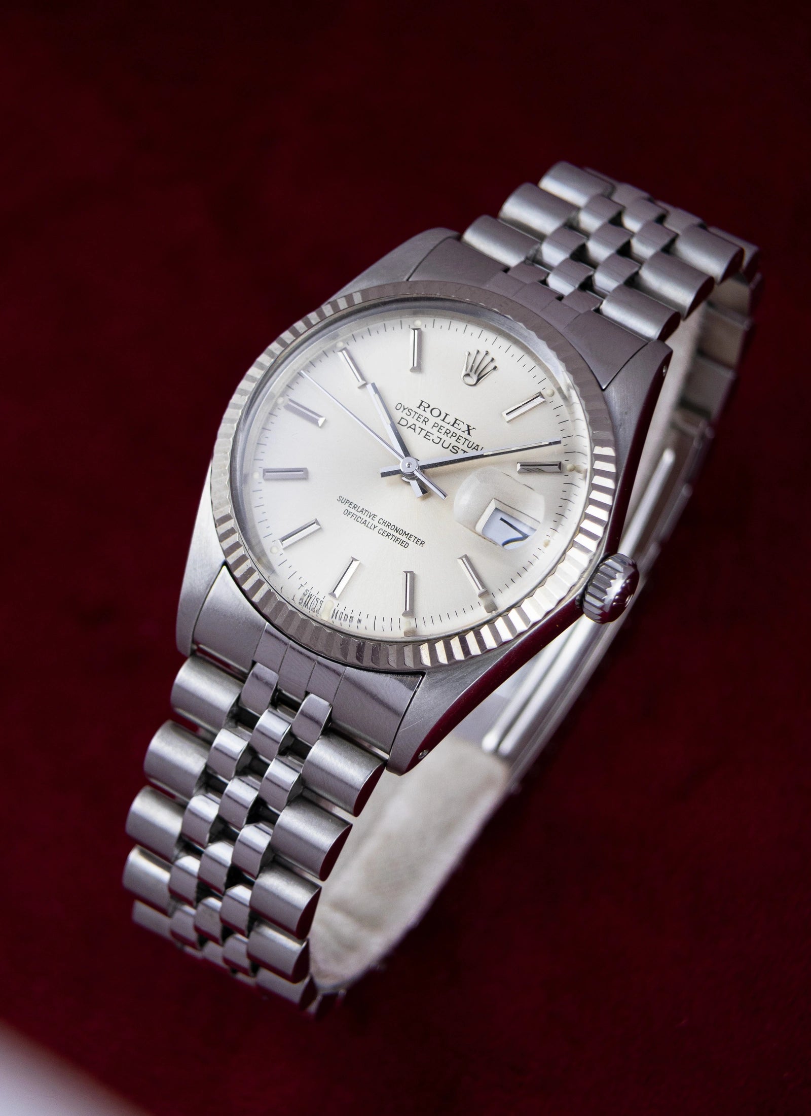Pre-Order 1980s Rolex Datejust 16014 Silver
