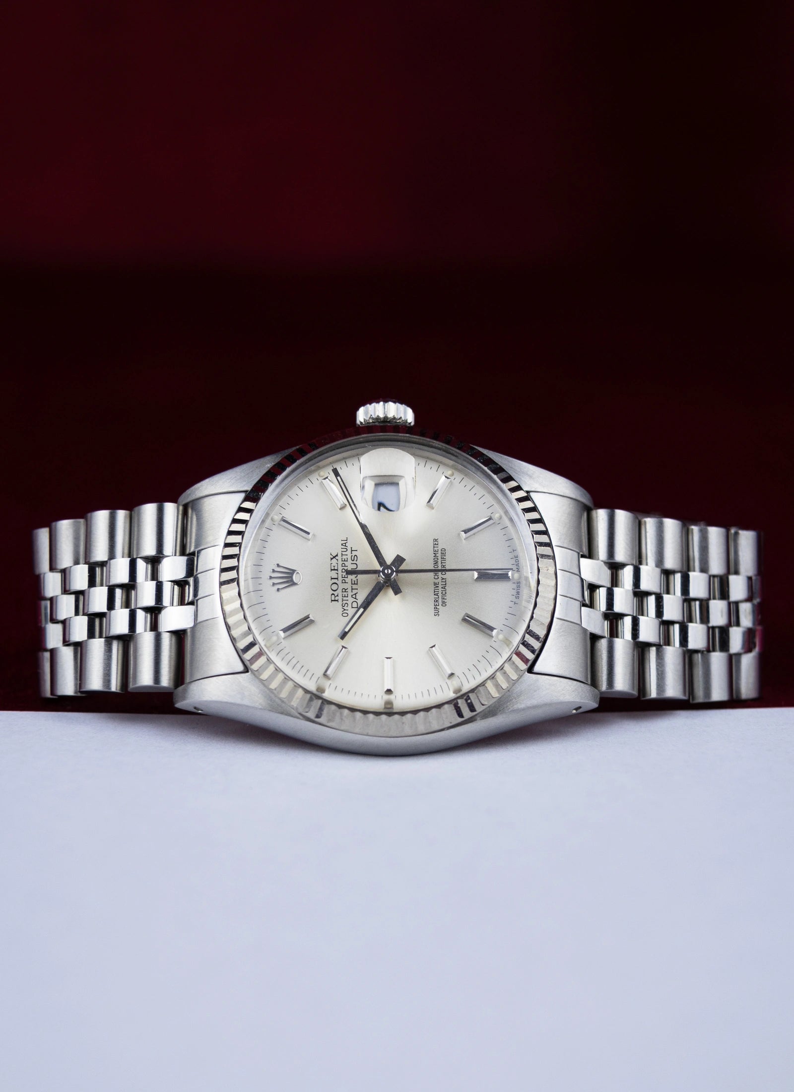 Pre-Order 1980s Rolex Datejust 16014 Silver