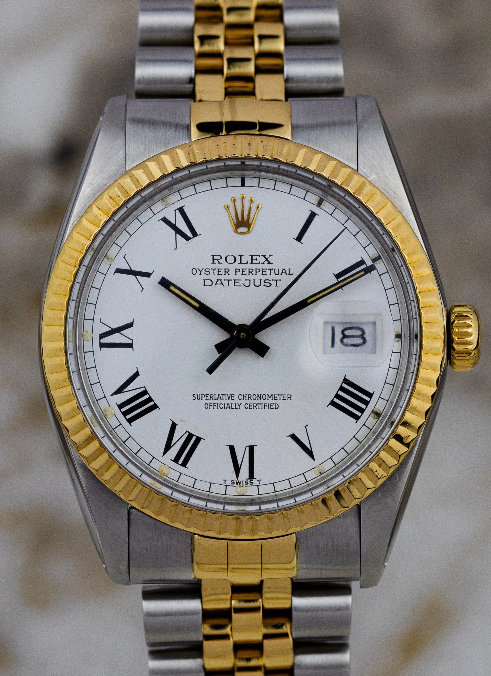 1986 Rolex Datejust Ref. 16013 Buckley Dial