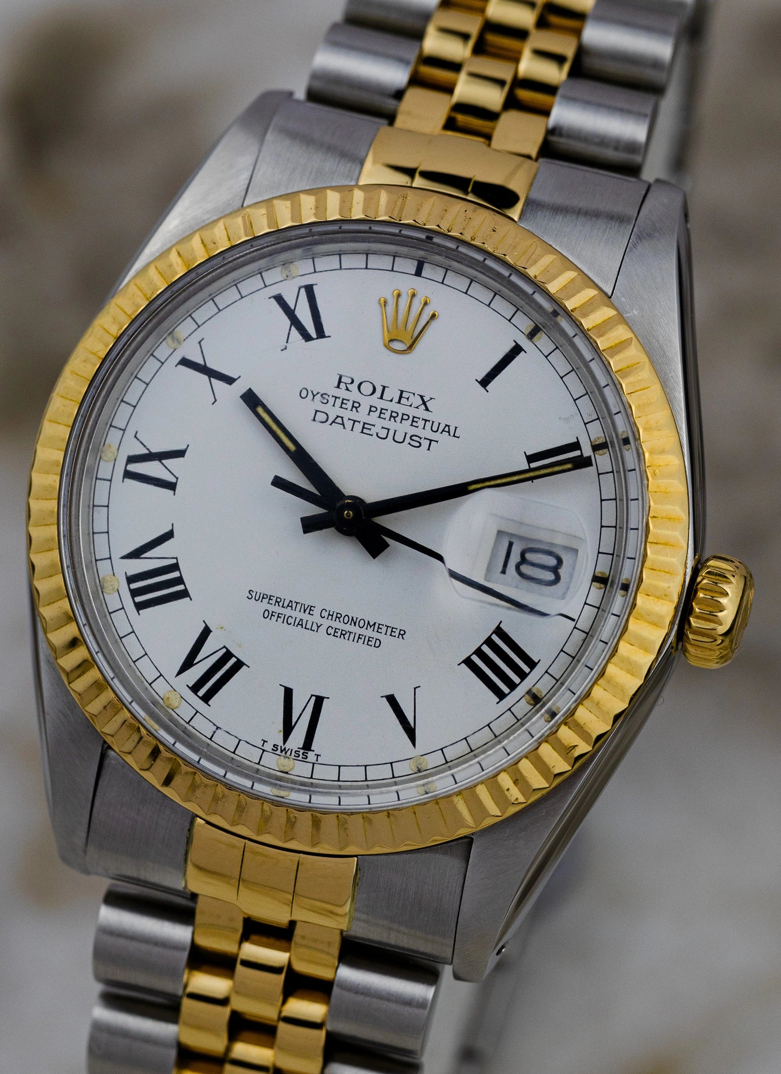 1986 Rolex Datejust Ref. 16013 Buckley Dial