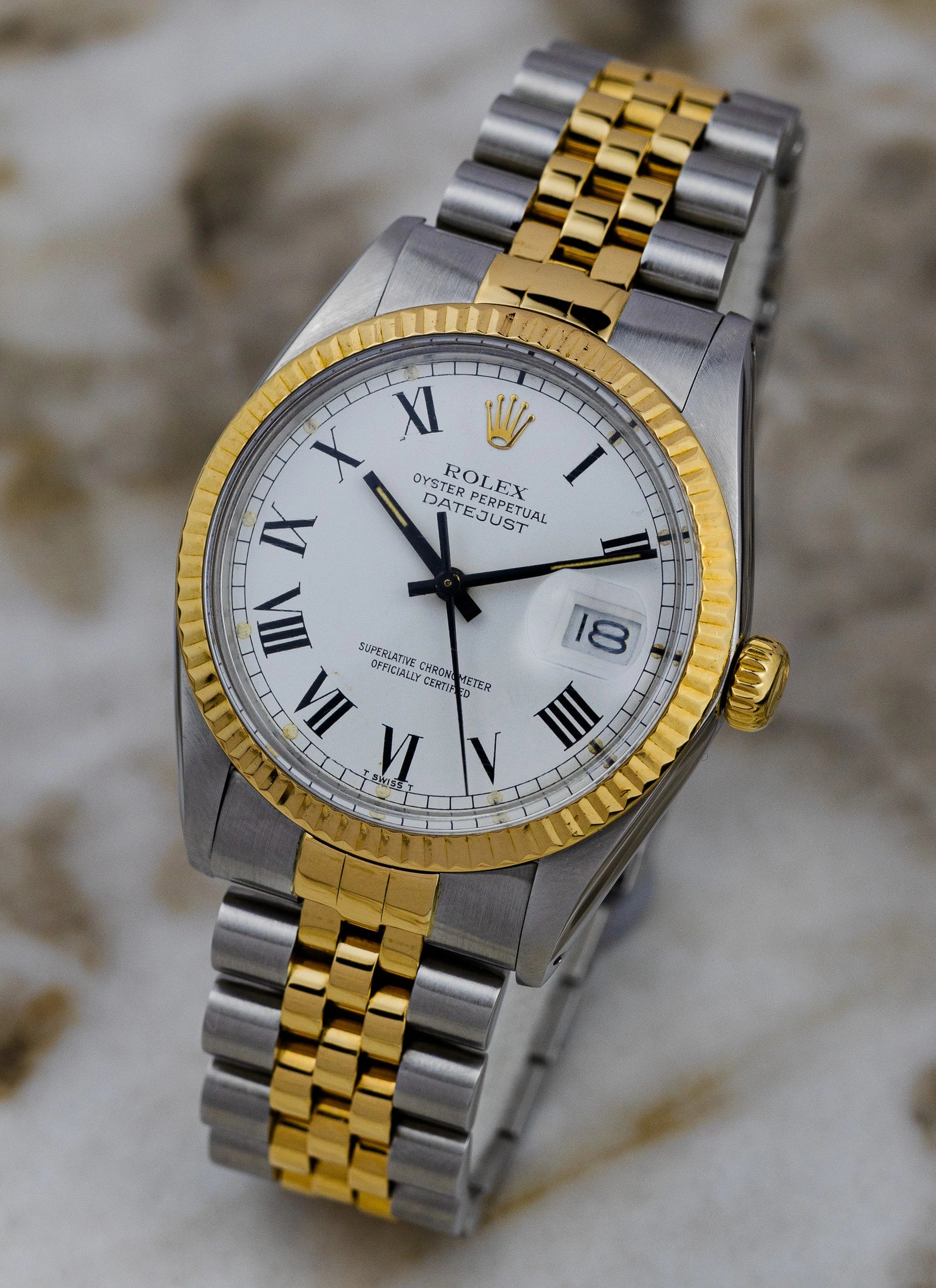 1986 Rolex Datejust Ref. 16013 Buckley Dial