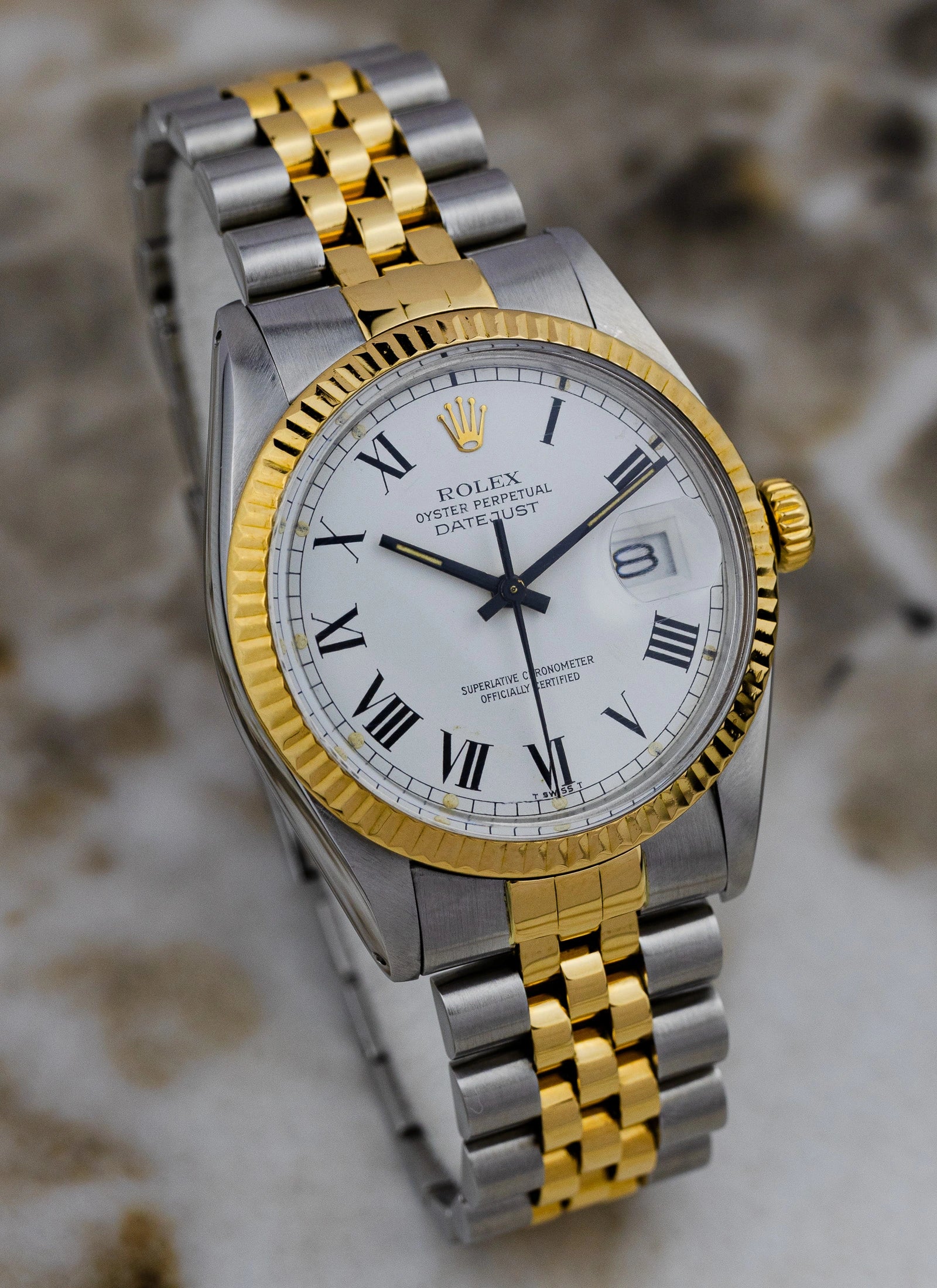 1986 Rolex Datejust Ref. 16013 Buckley Dial
