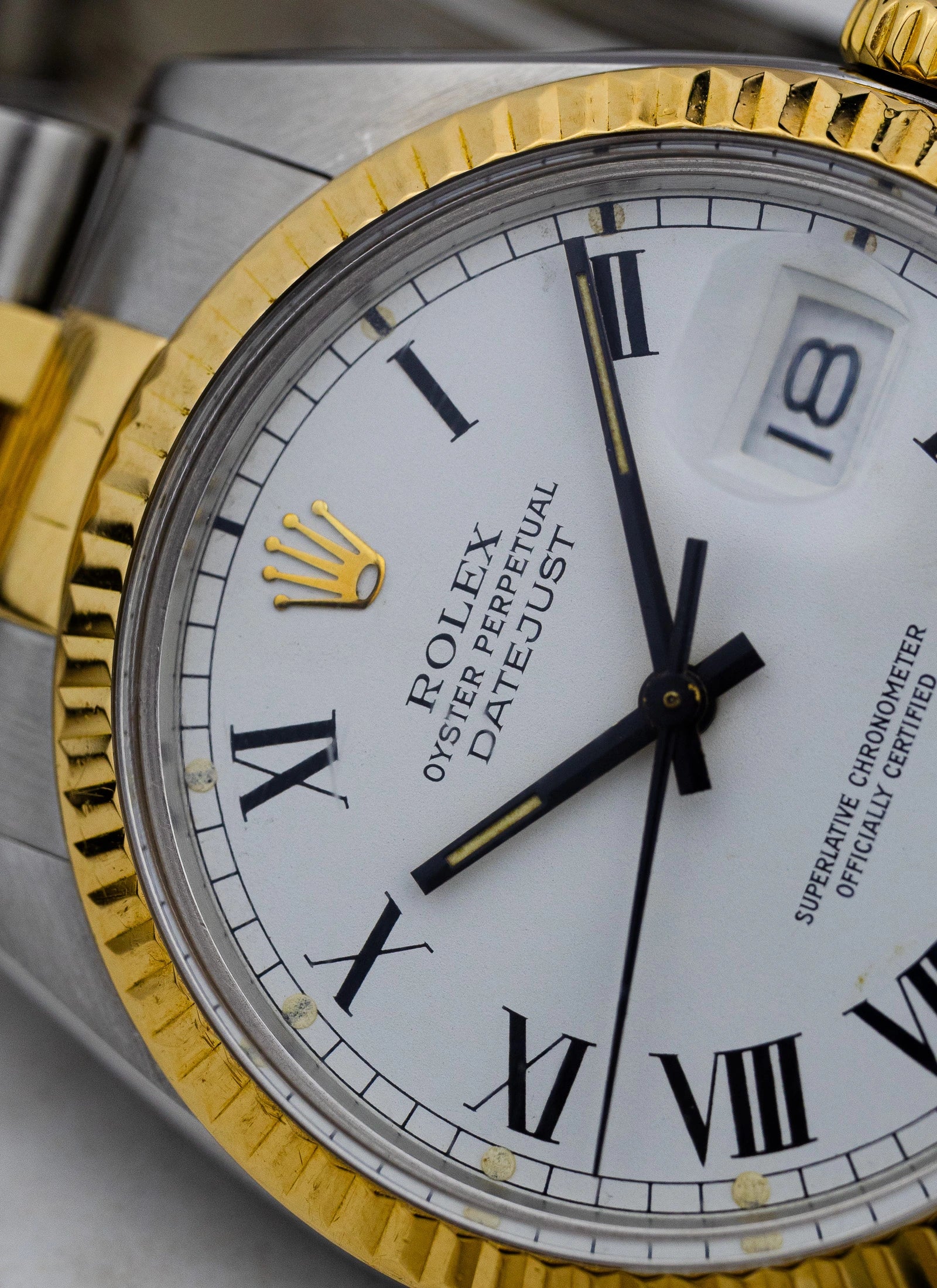 1986 Rolex Datejust Ref. 16013 Buckley Dial