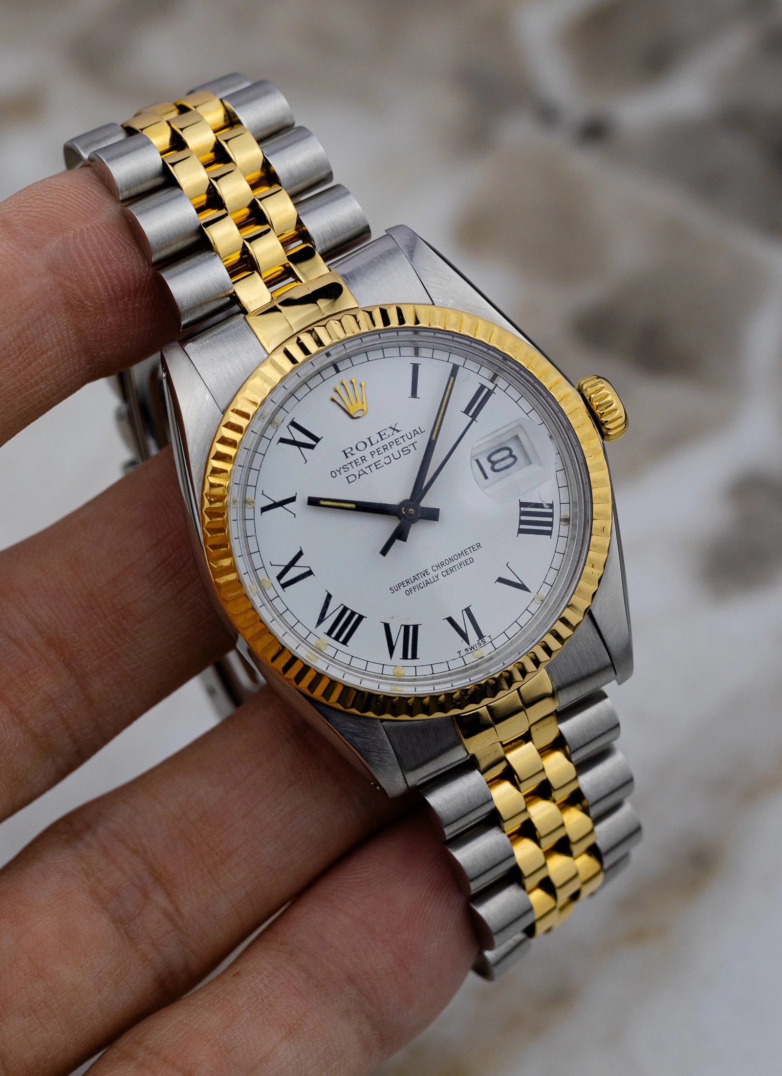 1986 Rolex Datejust Ref. 16013 Buckley Dial