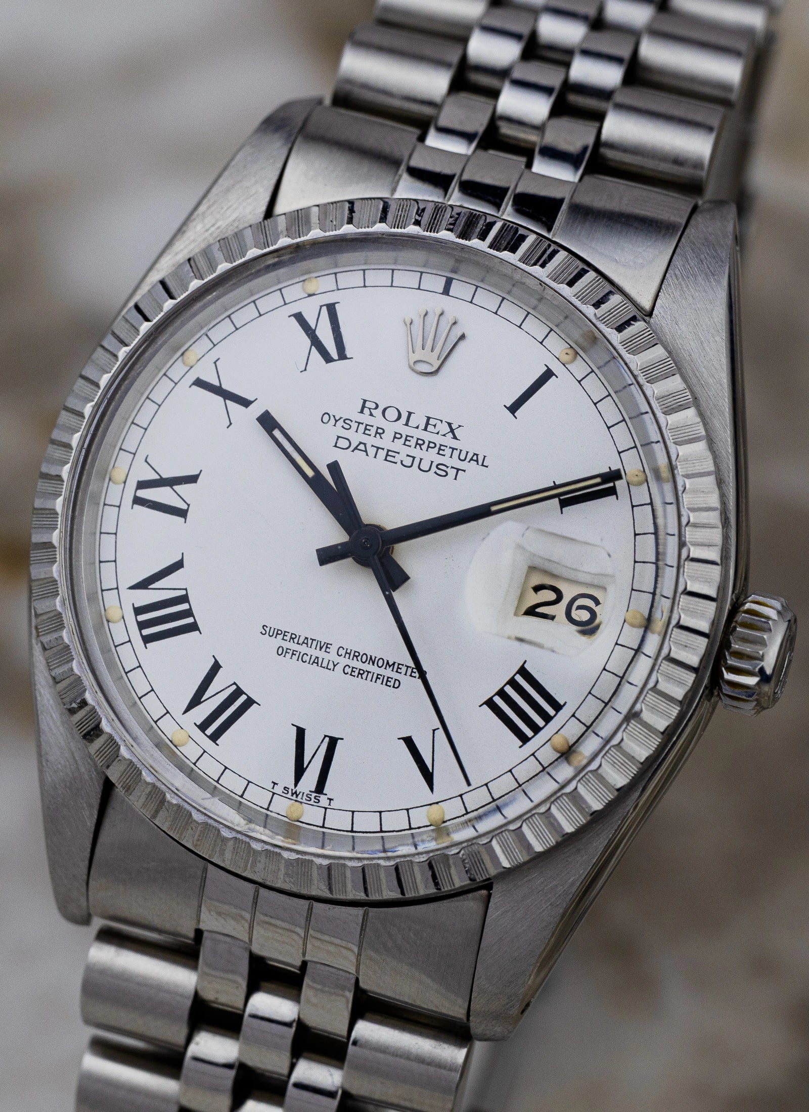 1979 Rolex Datejust 16030 Buckley Dial