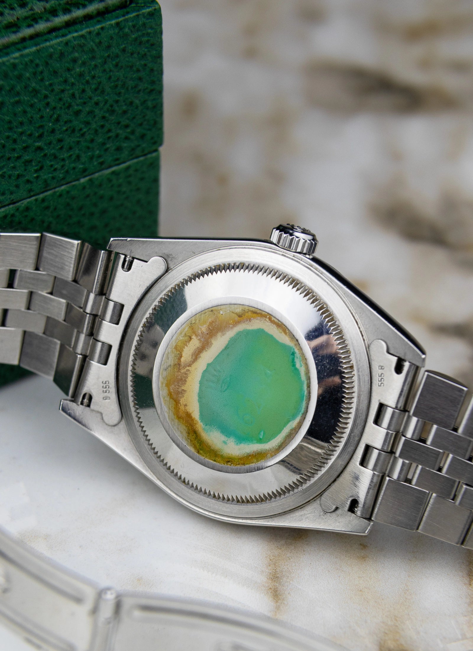 1996 Rolex Datejust 16234 silver/cream