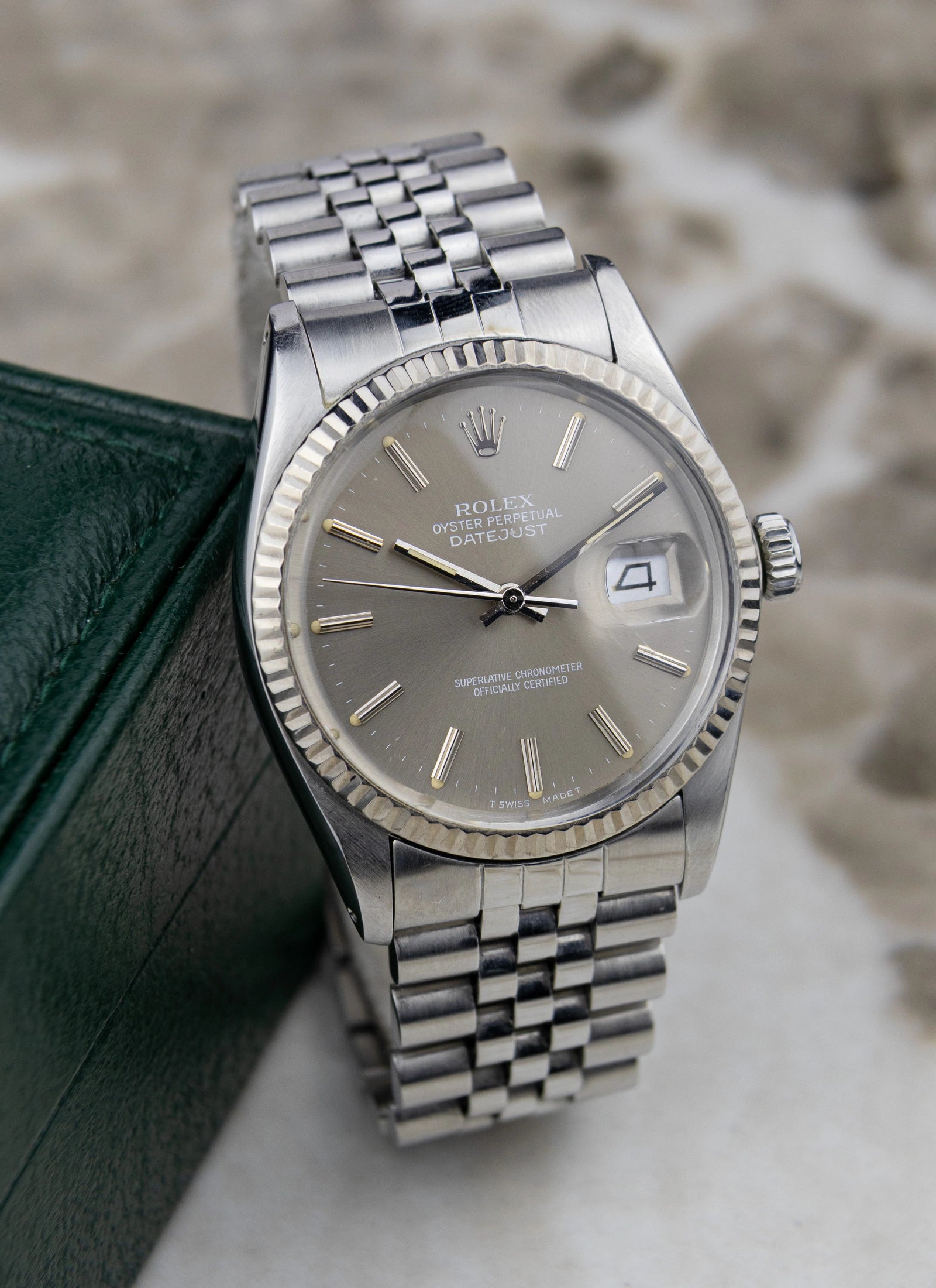 1984 Rolex Datejust 16014 Grey Ghost Dial
