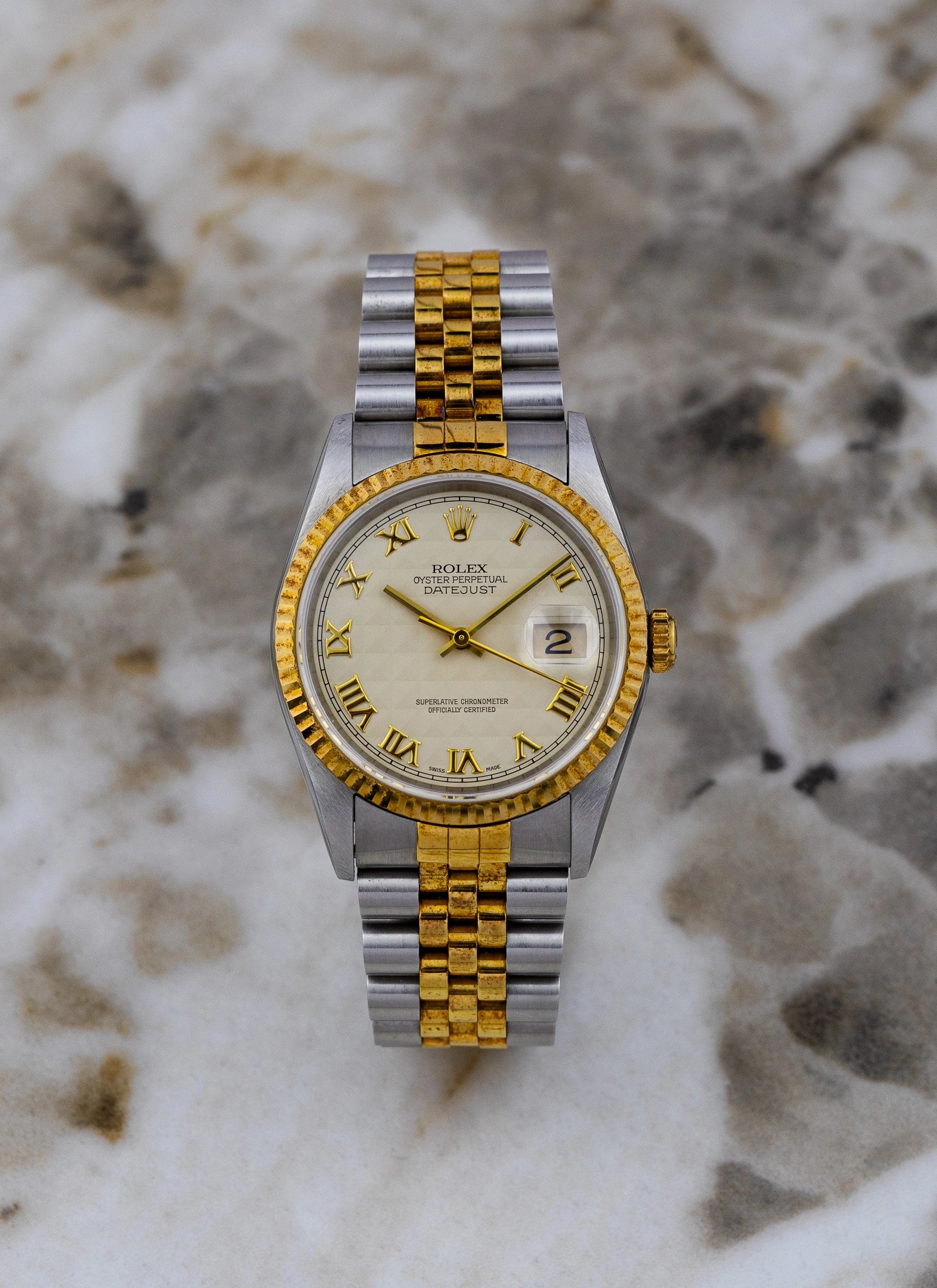 1995 Rolex Datejust Ref. 16233 Pyramid Dial
