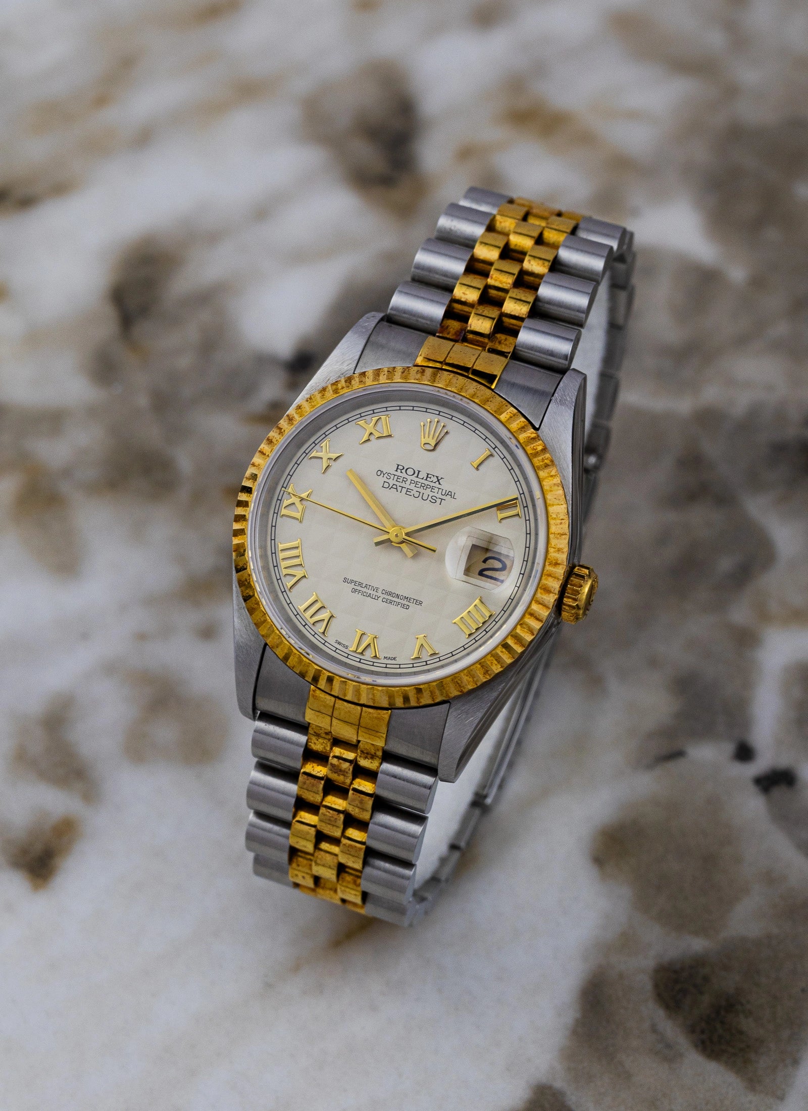 1995 Rolex Datejust Ref. 16233 Pyramid Dial