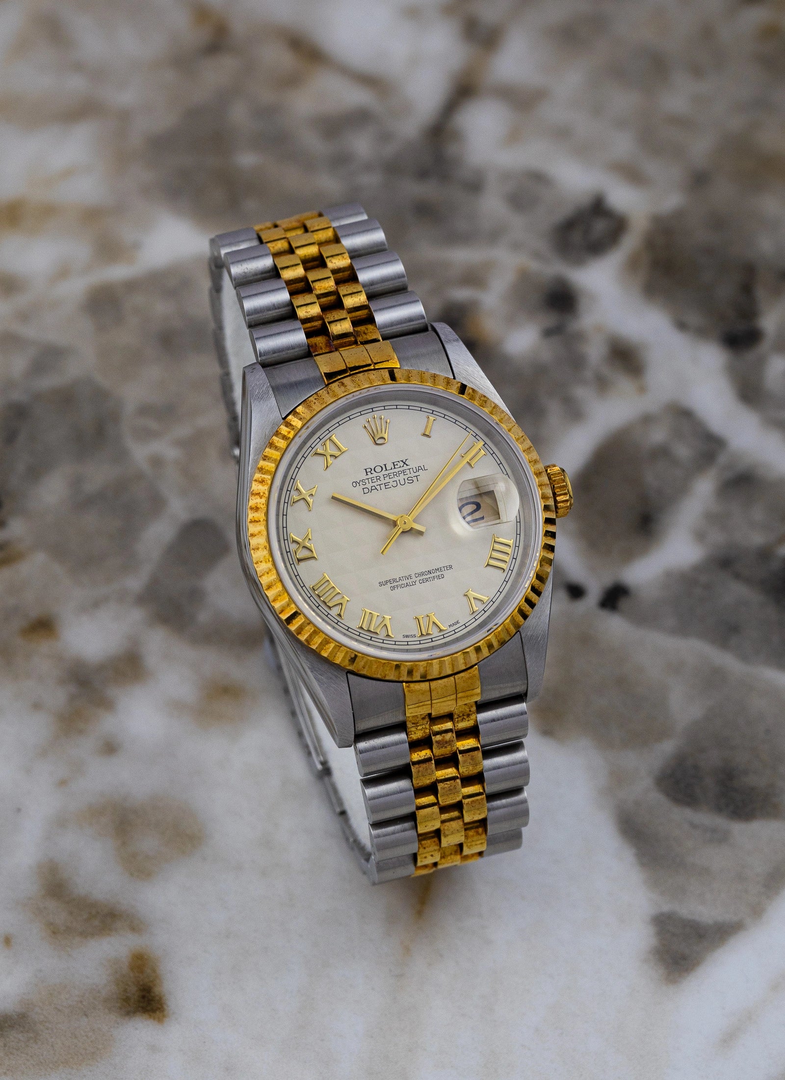 1995 Rolex Datejust Ref. 16233 Pyramid Dial