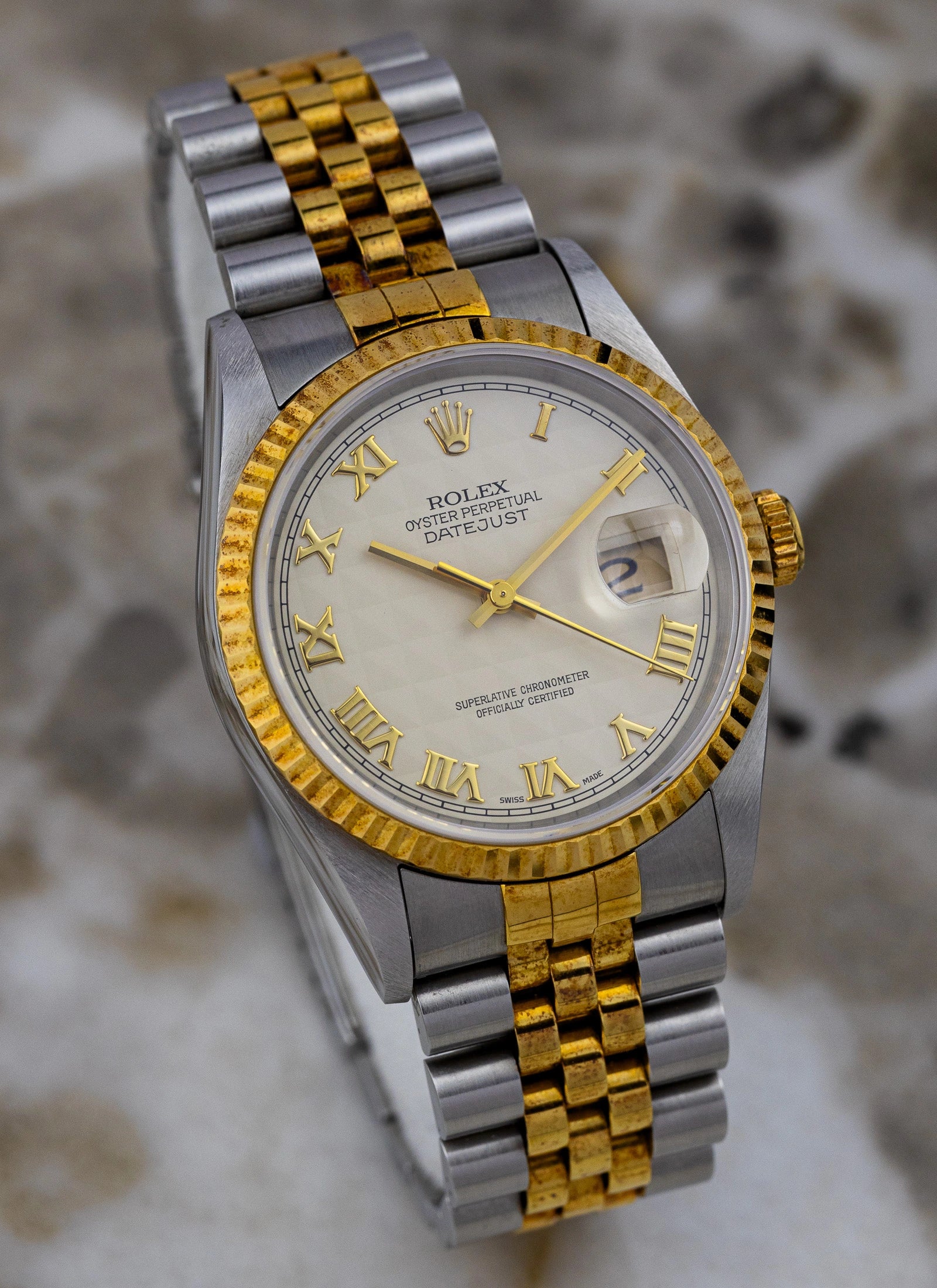 1995 Rolex Datejust Ref. 16233 Pyramid Dial