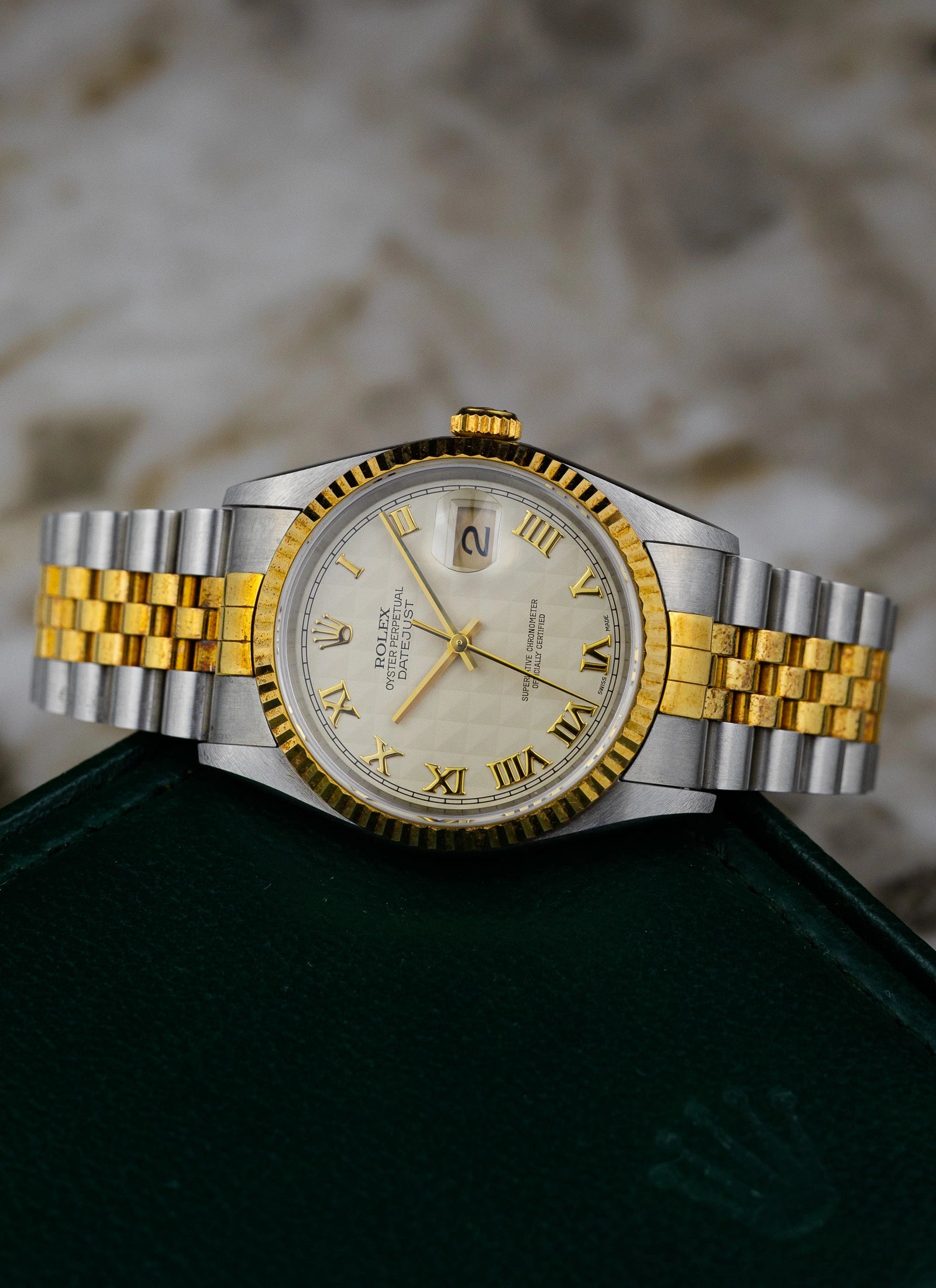 1995 Rolex Datejust Ref. 16233 Pyramid Dial