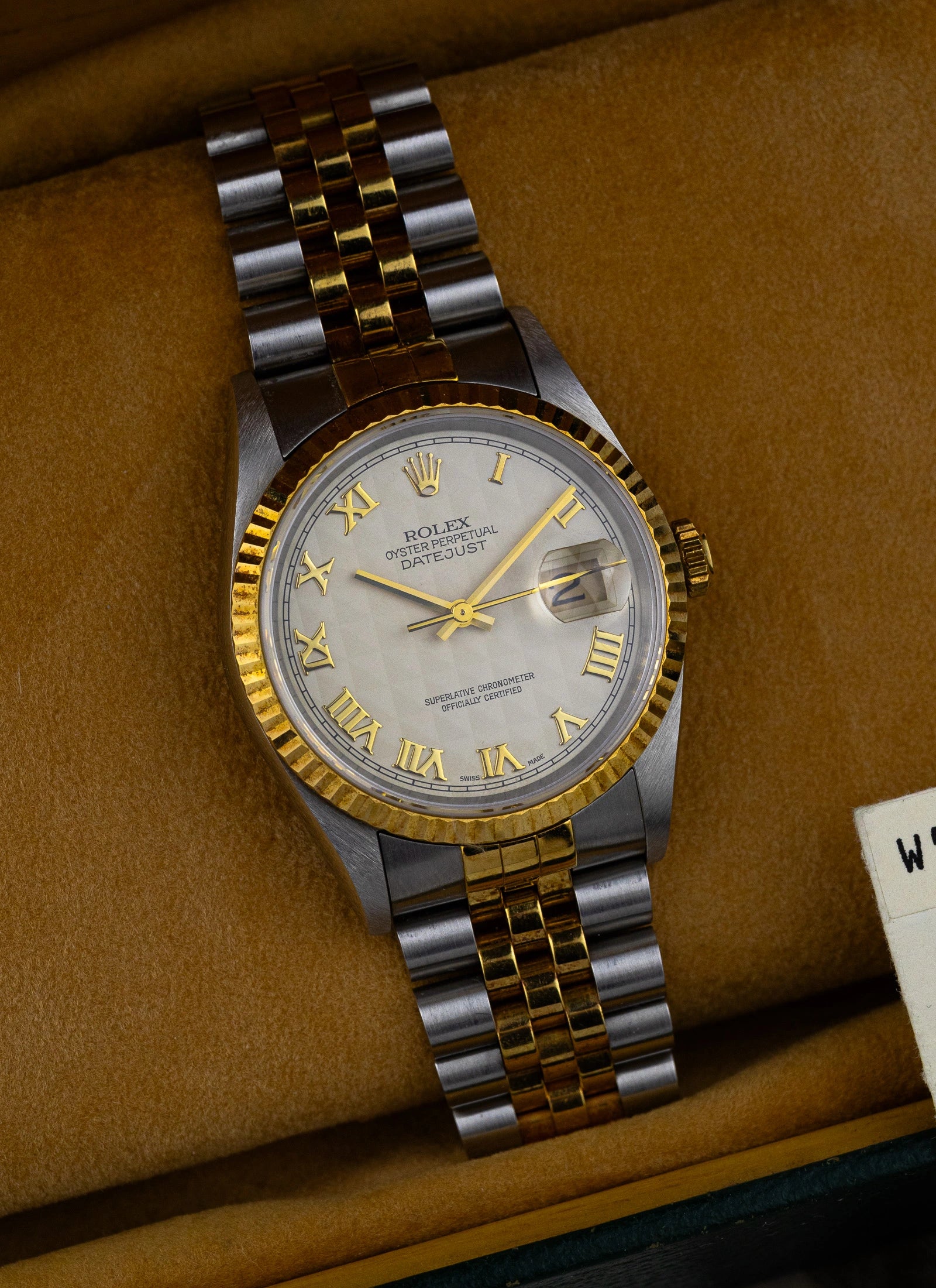 1995 Rolex Datejust Ref. 16233 Pyramid Dial