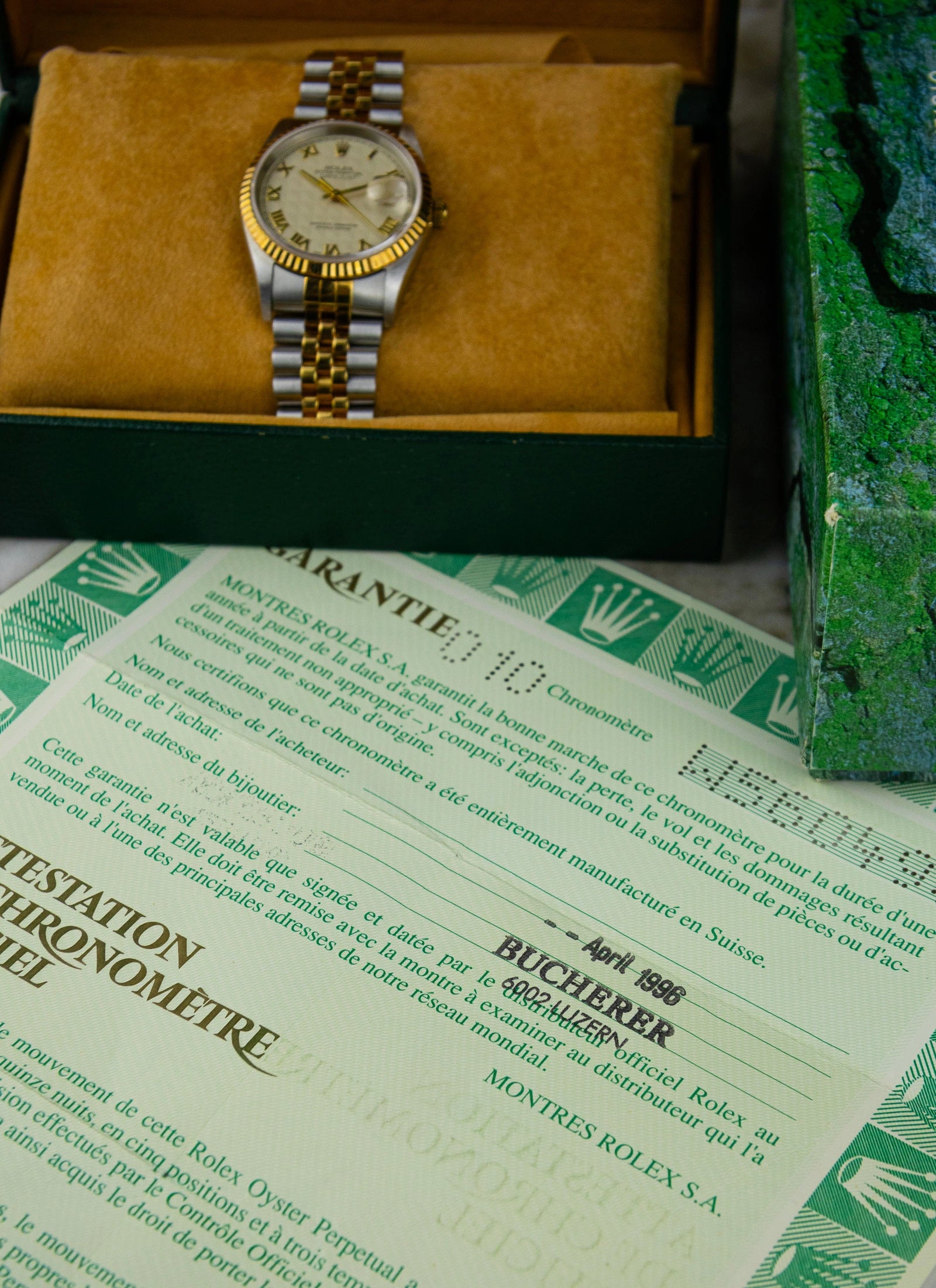 1995 Rolex Datejust Ref. 16233 Pyramid Dial