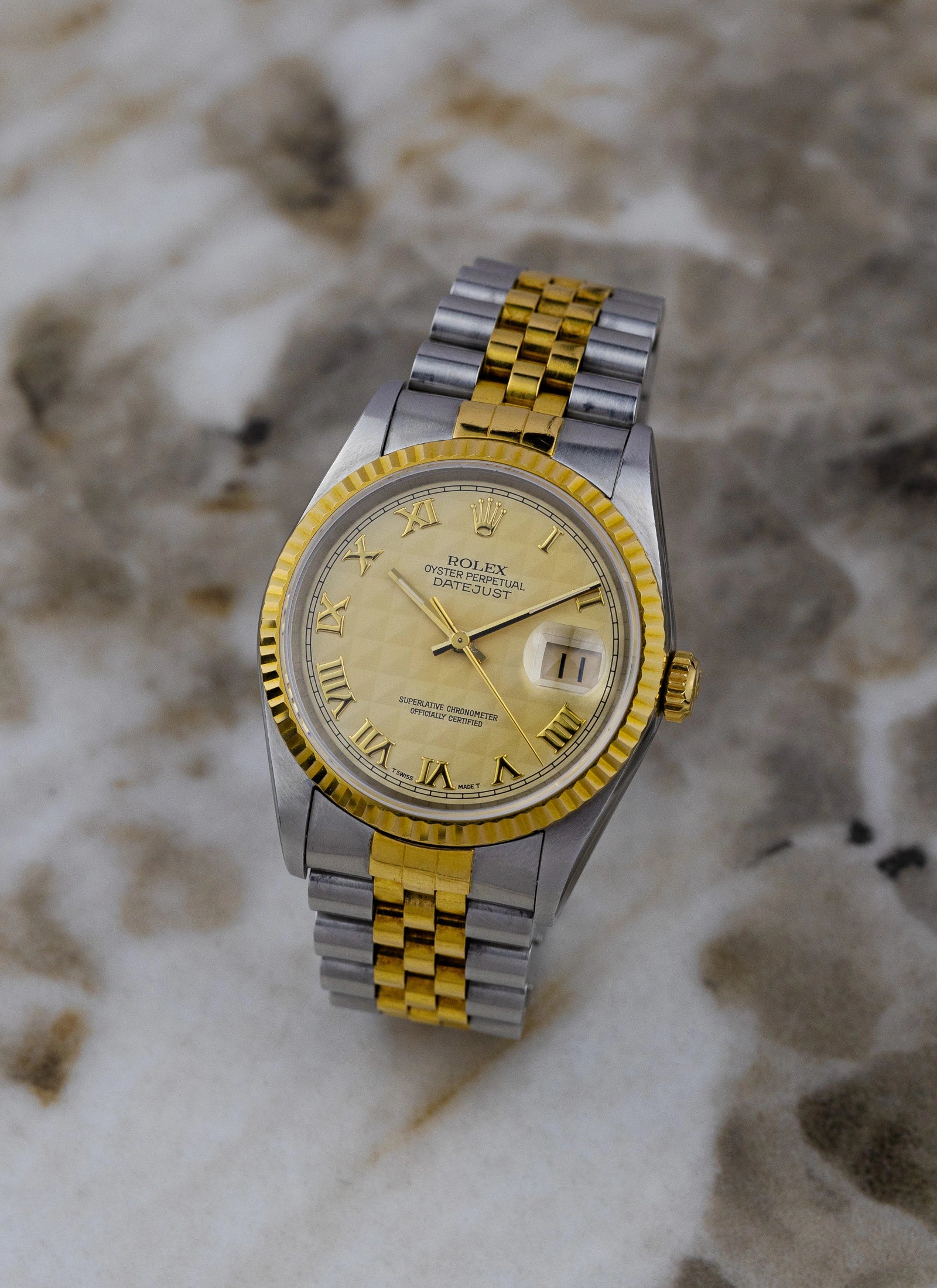 1994 Rolex Datejust Ref. 16233 Tropical Pyramid Dial
