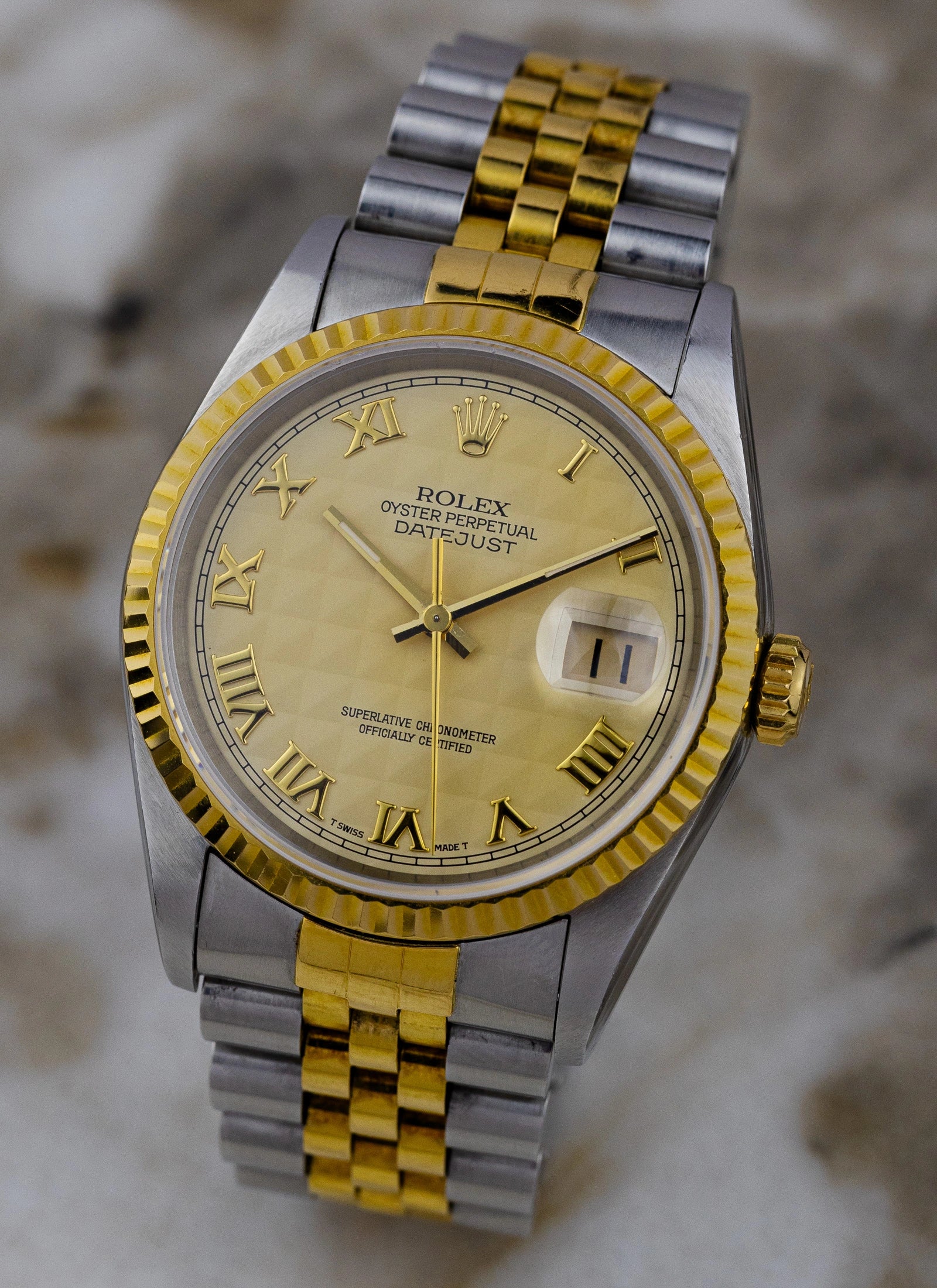 1994 Rolex Datejust Ref. 16233 Tropical Pyramid Dial
