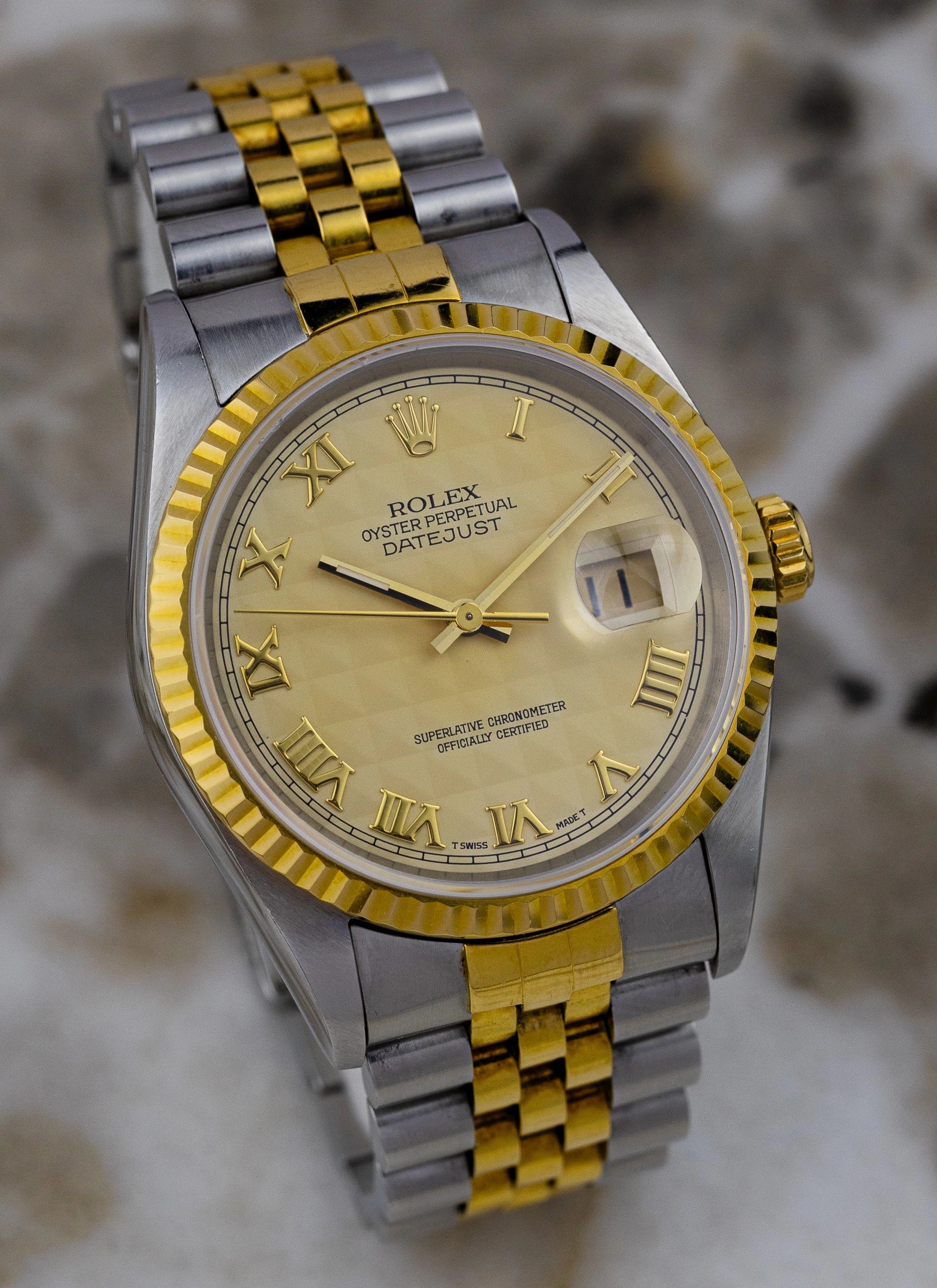 1994 Rolex Datejust Ref. 16233 Tropical Pyramid Dial