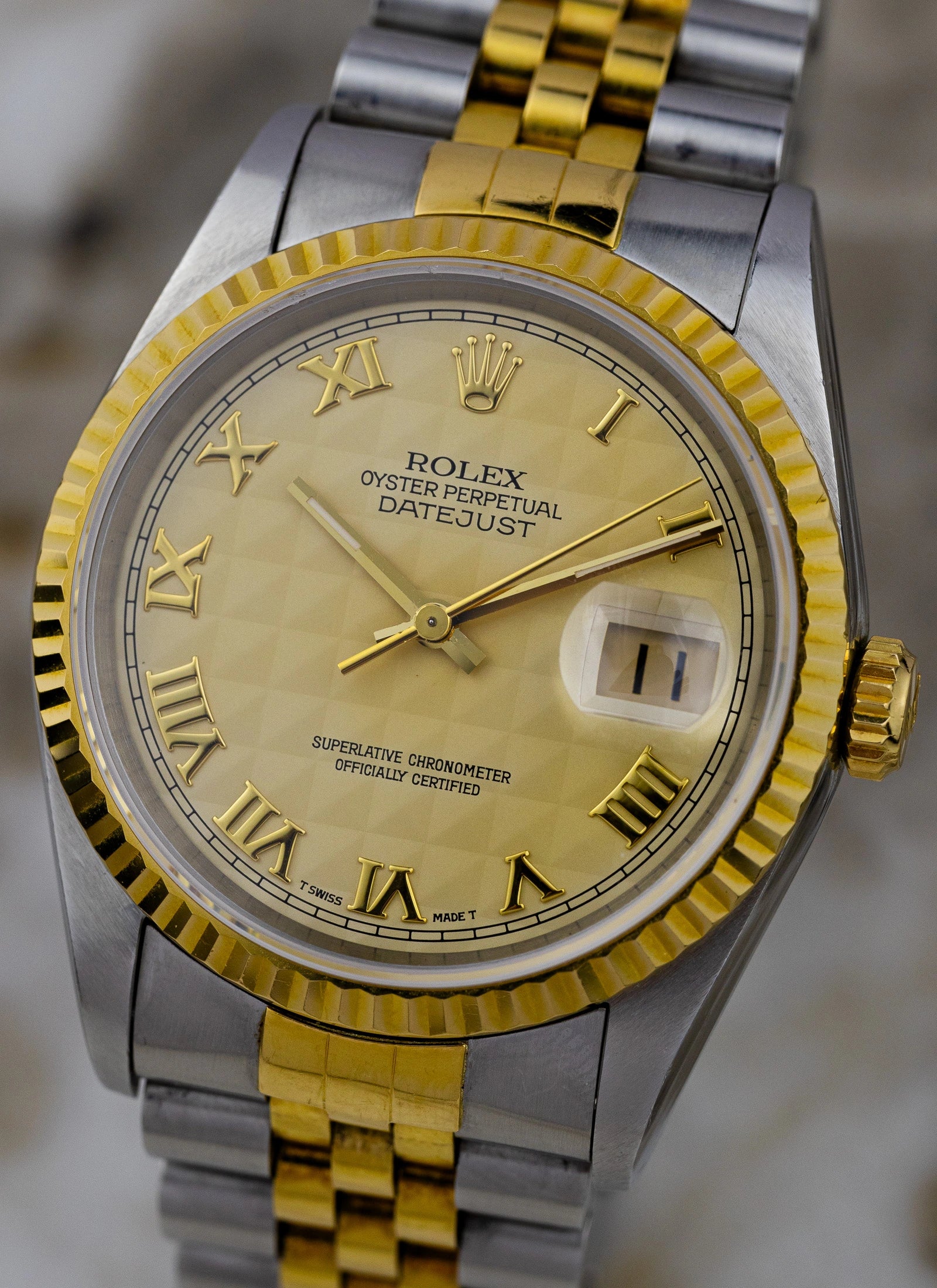 1994 Rolex Datejust Ref. 16233 Tropical Pyramid Dial