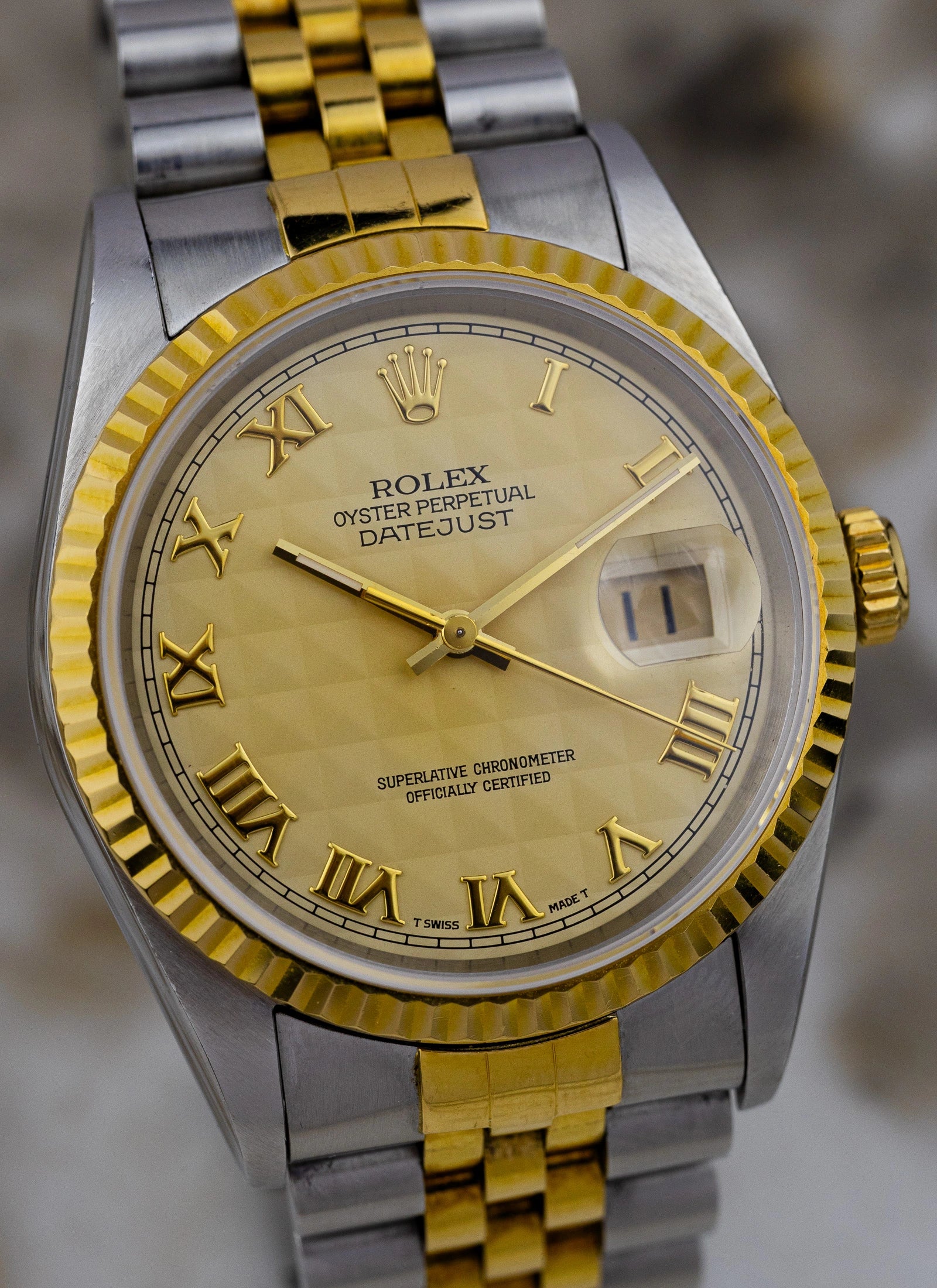 1994 Rolex Datejust Ref. 16233 Tropical Pyramid Dial