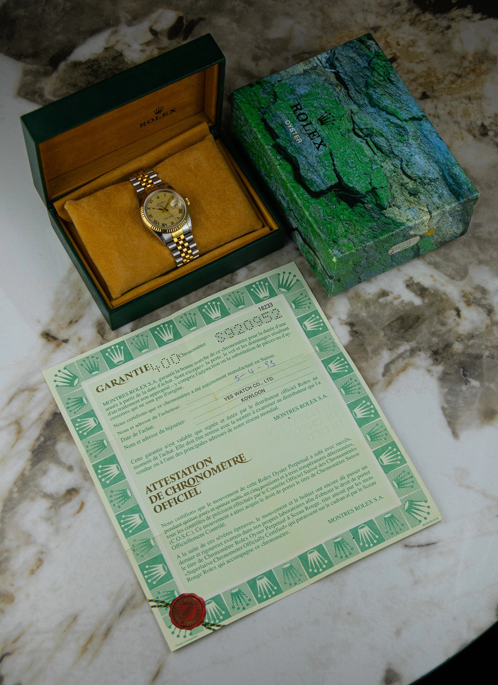 1994 Rolex Datejust Ref. 16233 Tropical Pyramid Dial