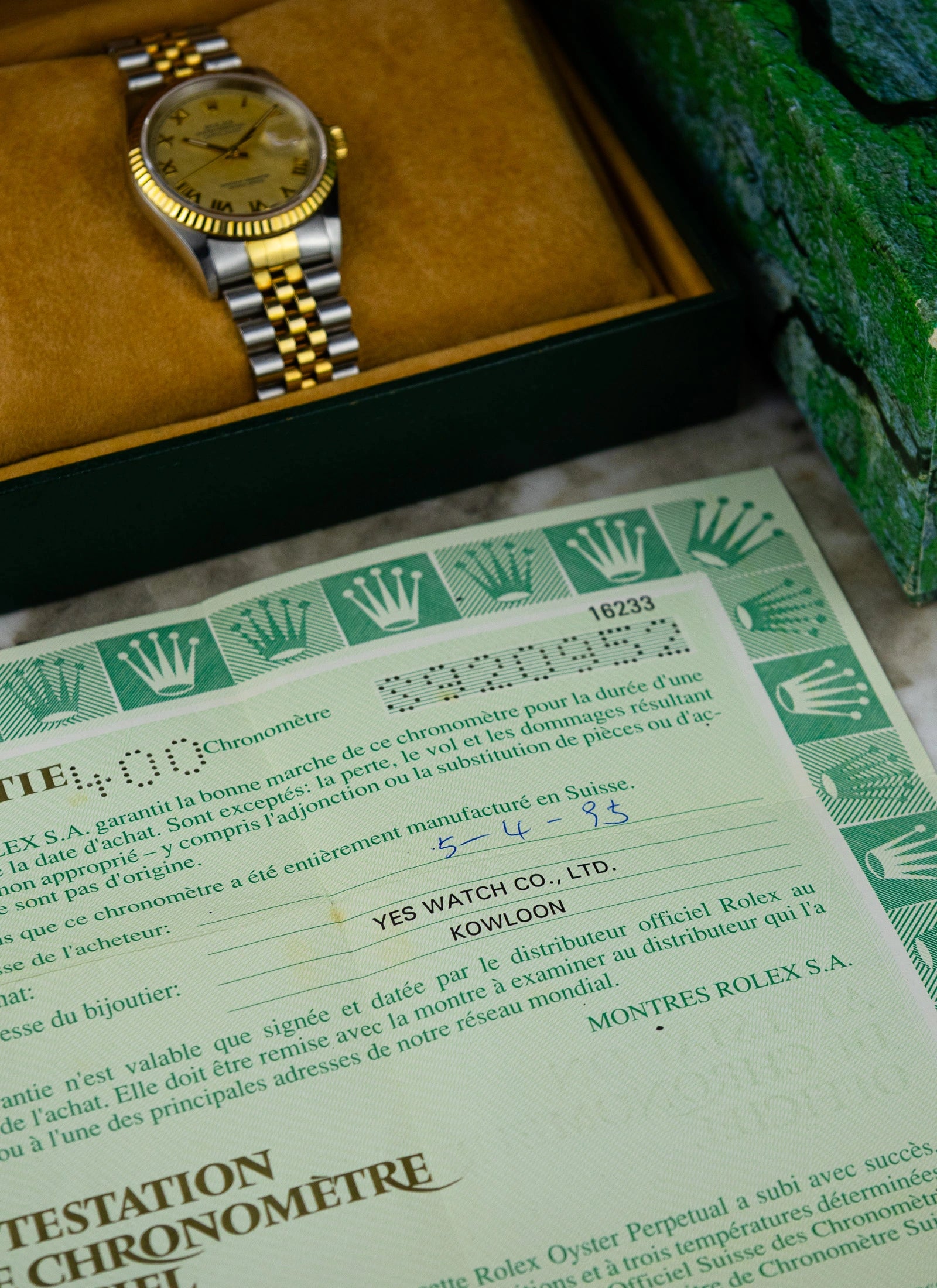 1994 Rolex Datejust Ref. 16233 Tropical Pyramid Dial