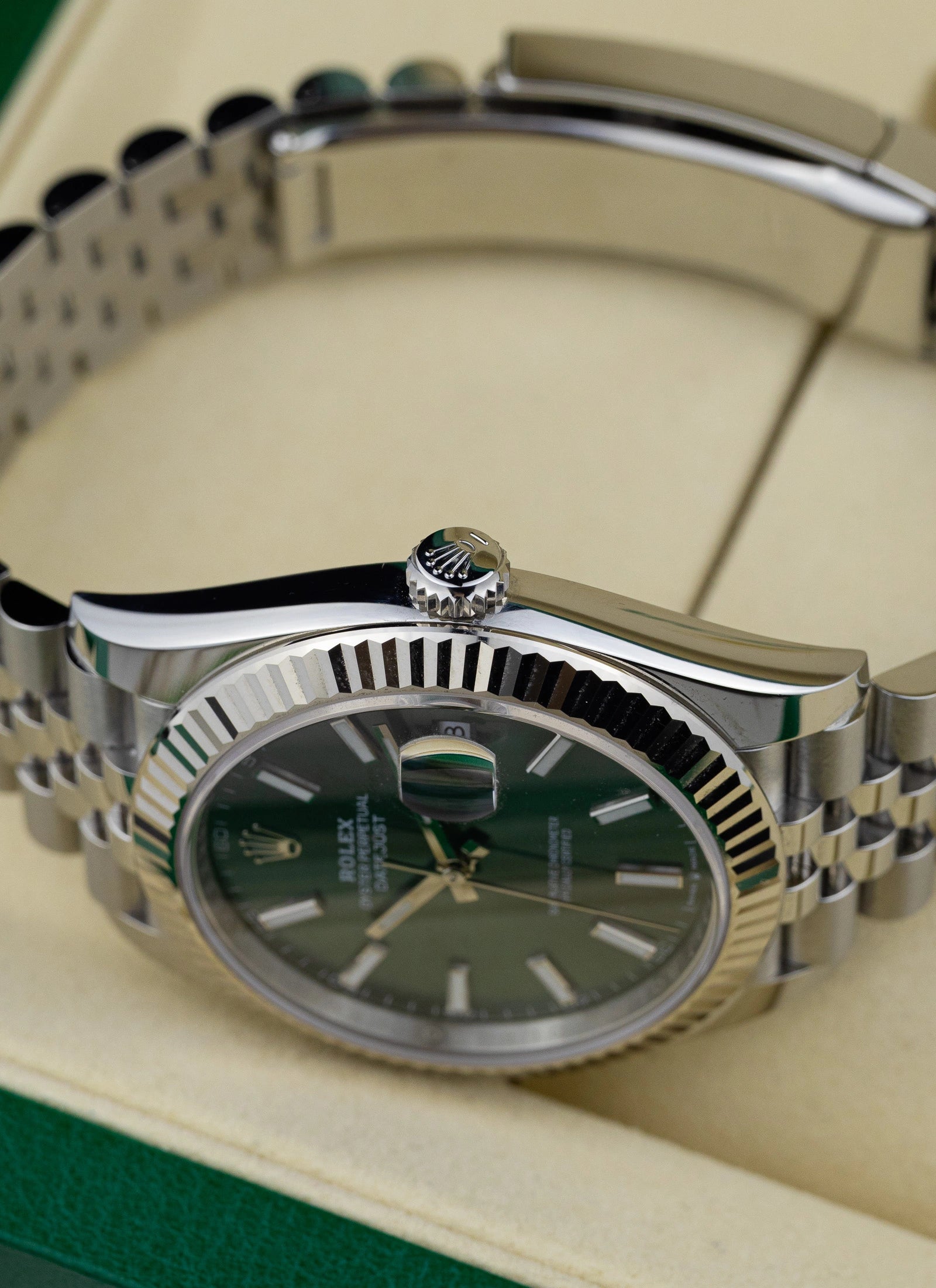 2025 Rolex Datejust 41 126334 Mint Green Full Set Kruk