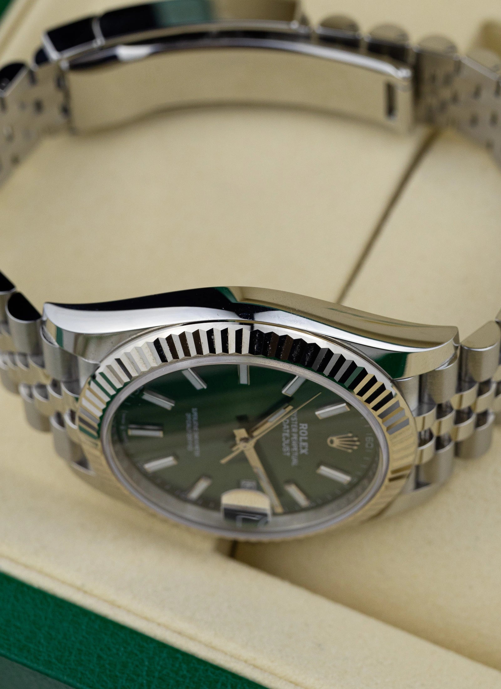 2025 Rolex Datejust 41 126334 Mint Green Full Set Kruk
