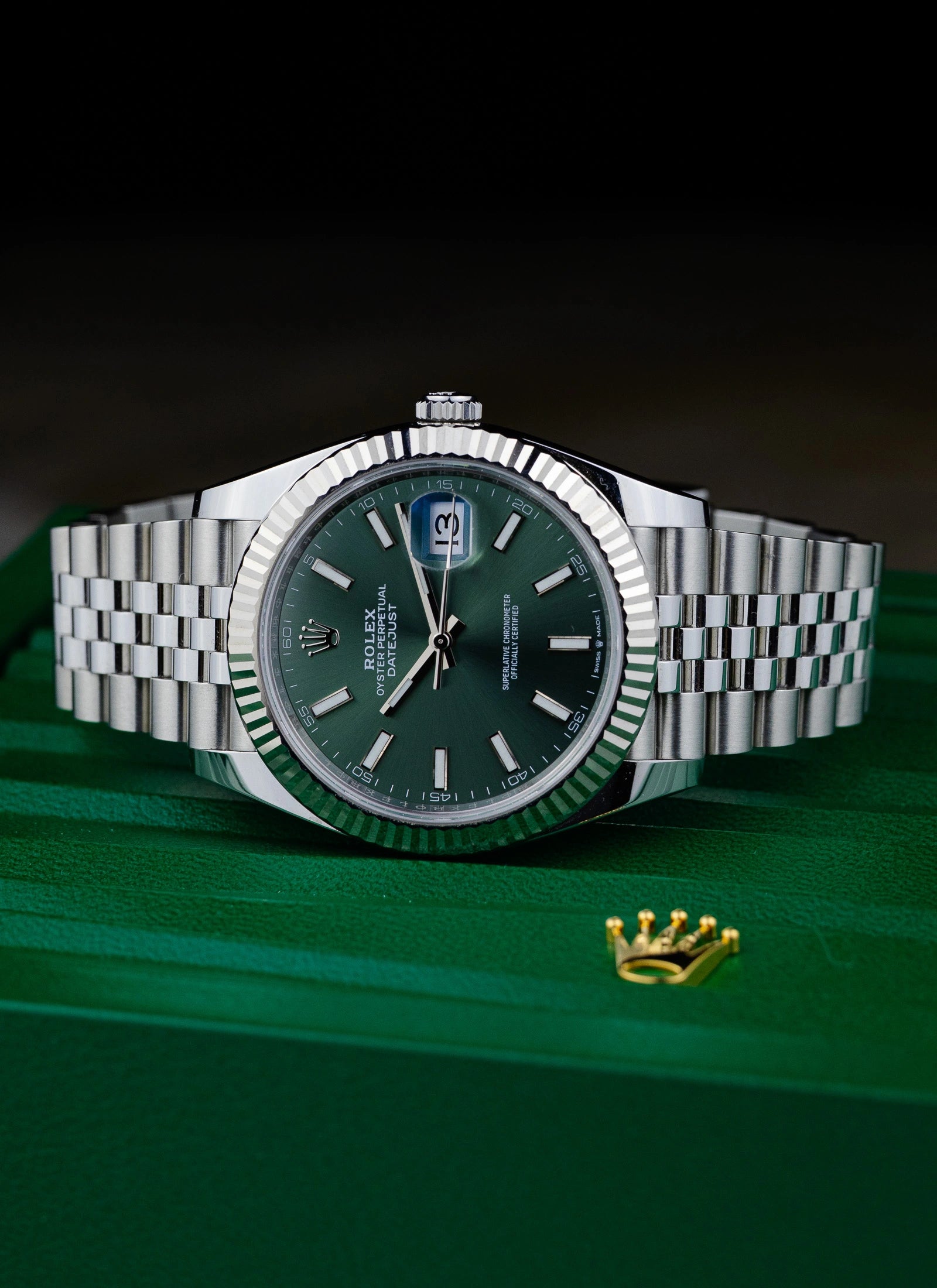 2025 Rolex Datejust 41 126334 Mint Green Full Set Kruk
