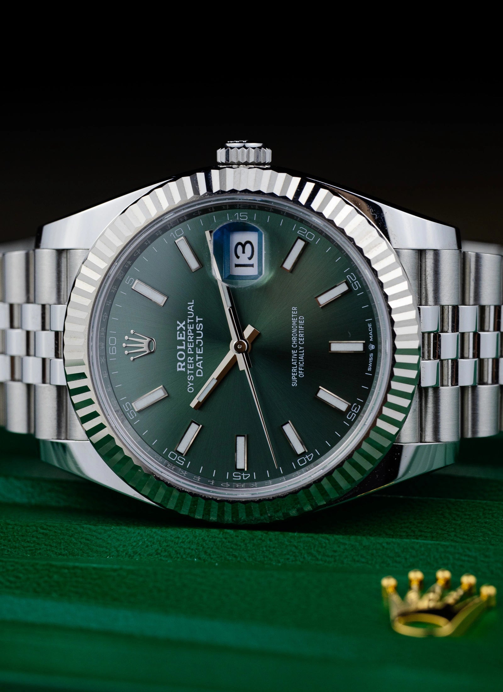 2025 Rolex Datejust 41 126334 Mint Green Full Set Kruk