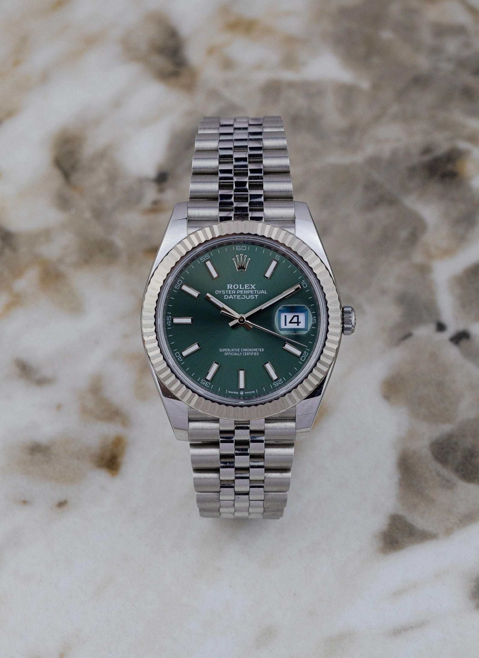 2025 Rolex Datejust 41 126334 Mint Green Full Set Kruk