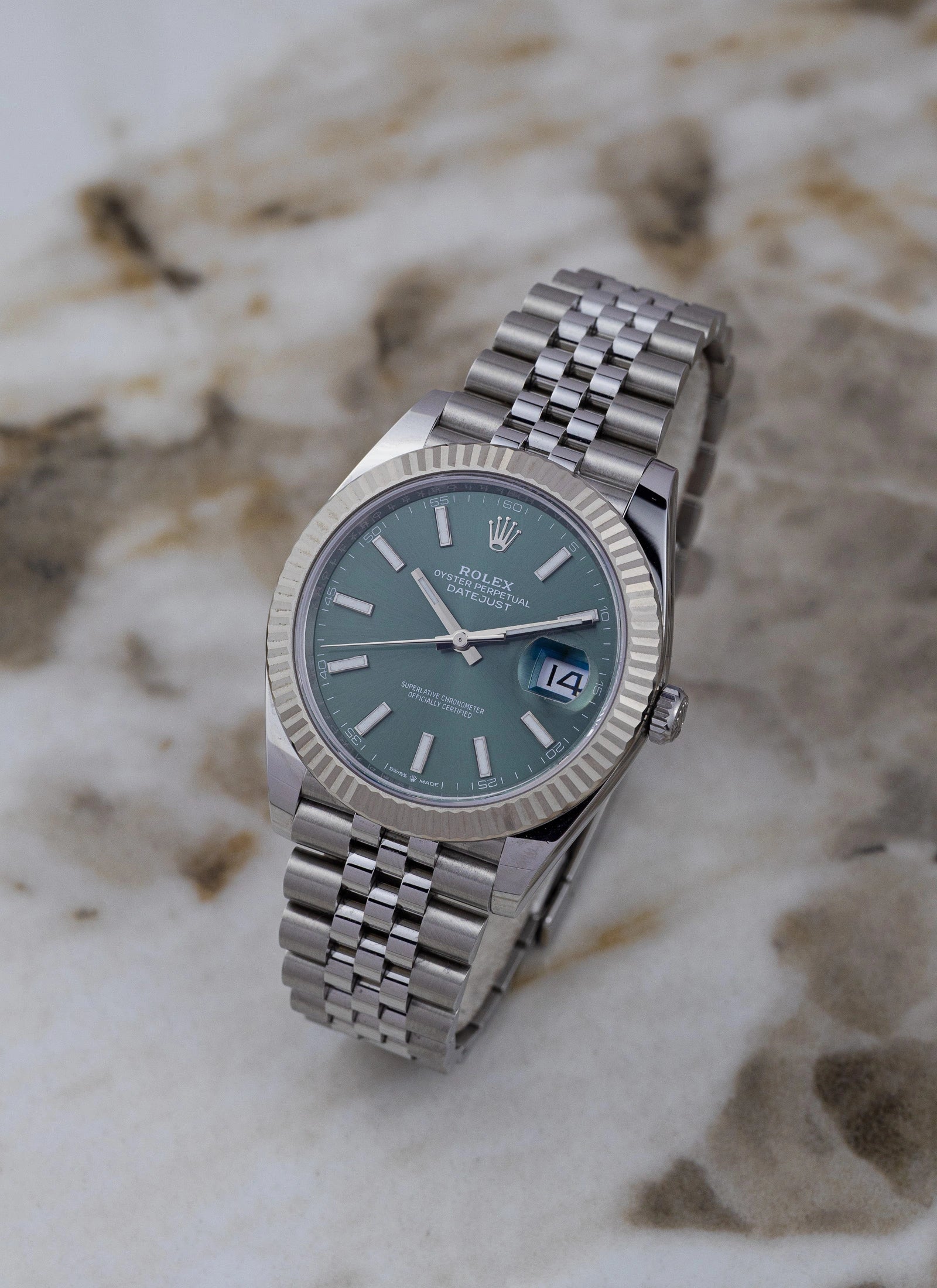 2025 Rolex Datejust 41 126334 Mint Green Full Set Kruk